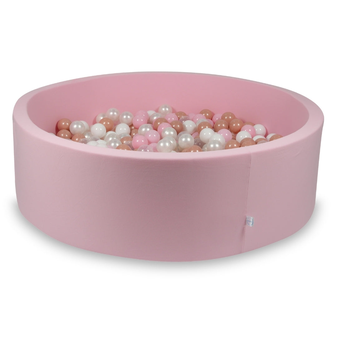 Powder pink ball pit 130x40 cm with 700 balls
