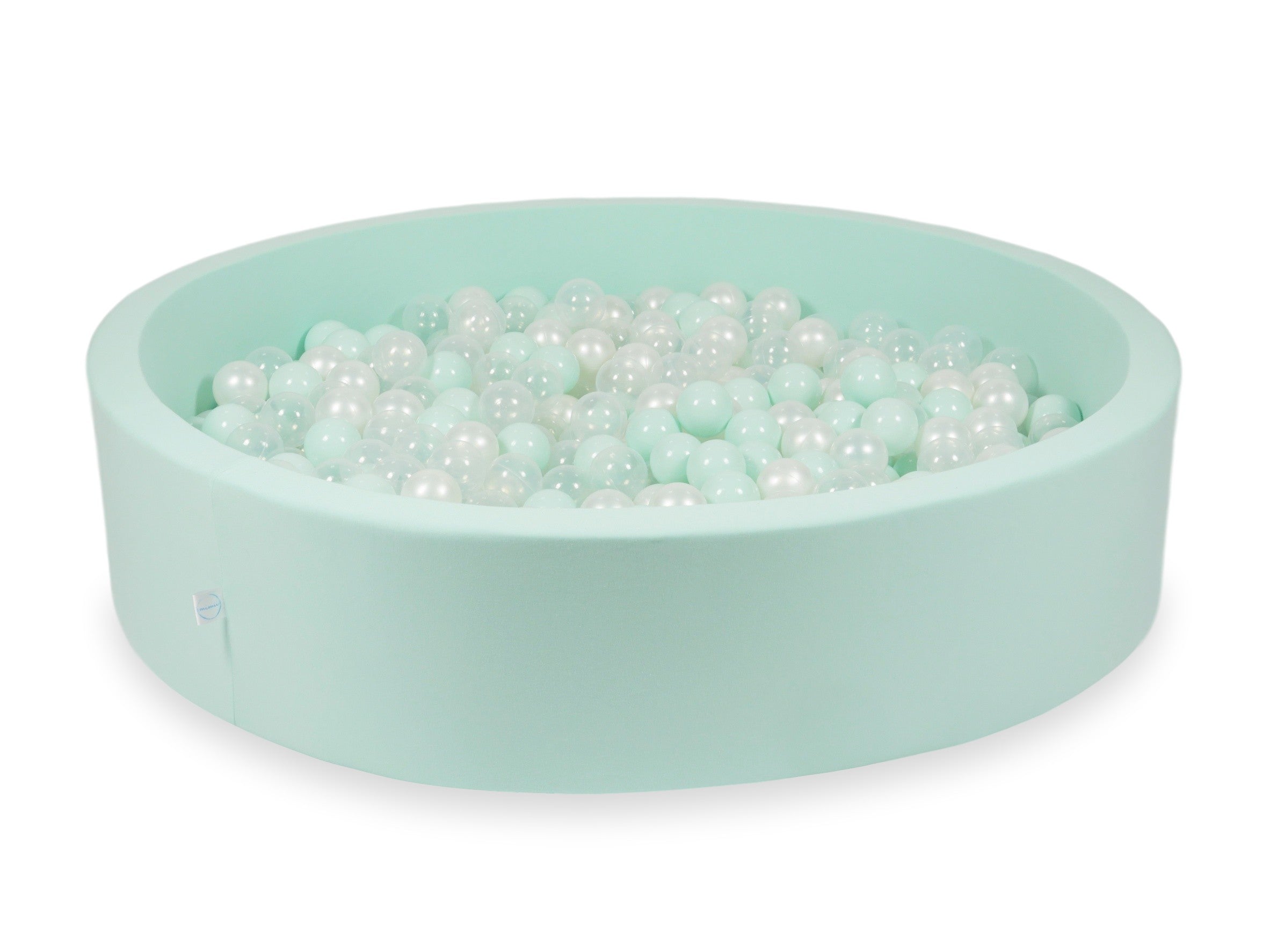 Mint ball pit 130x30 cm with 600 balls