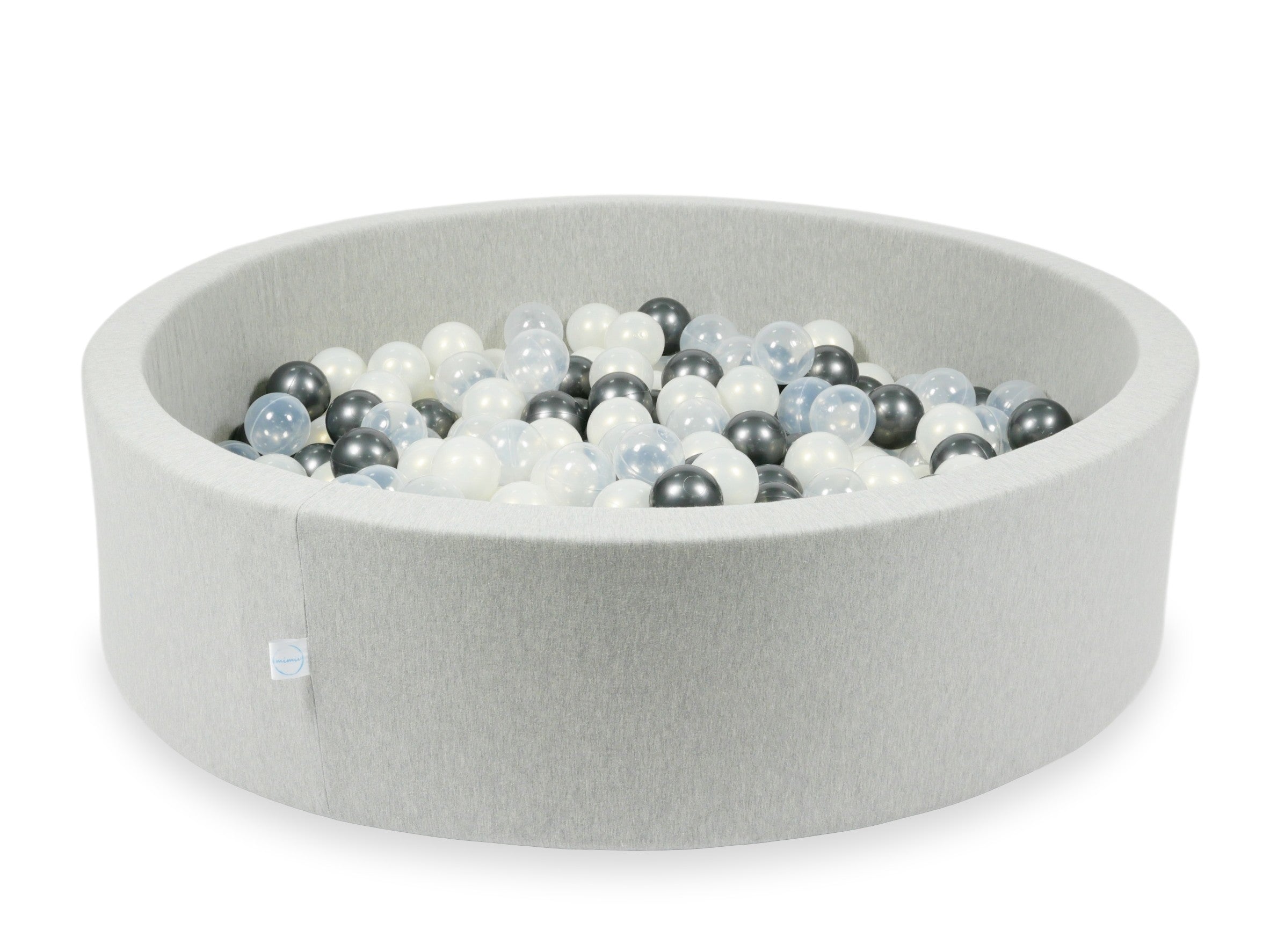Light Gray Ball Pit 110x30 cm with 400 balls