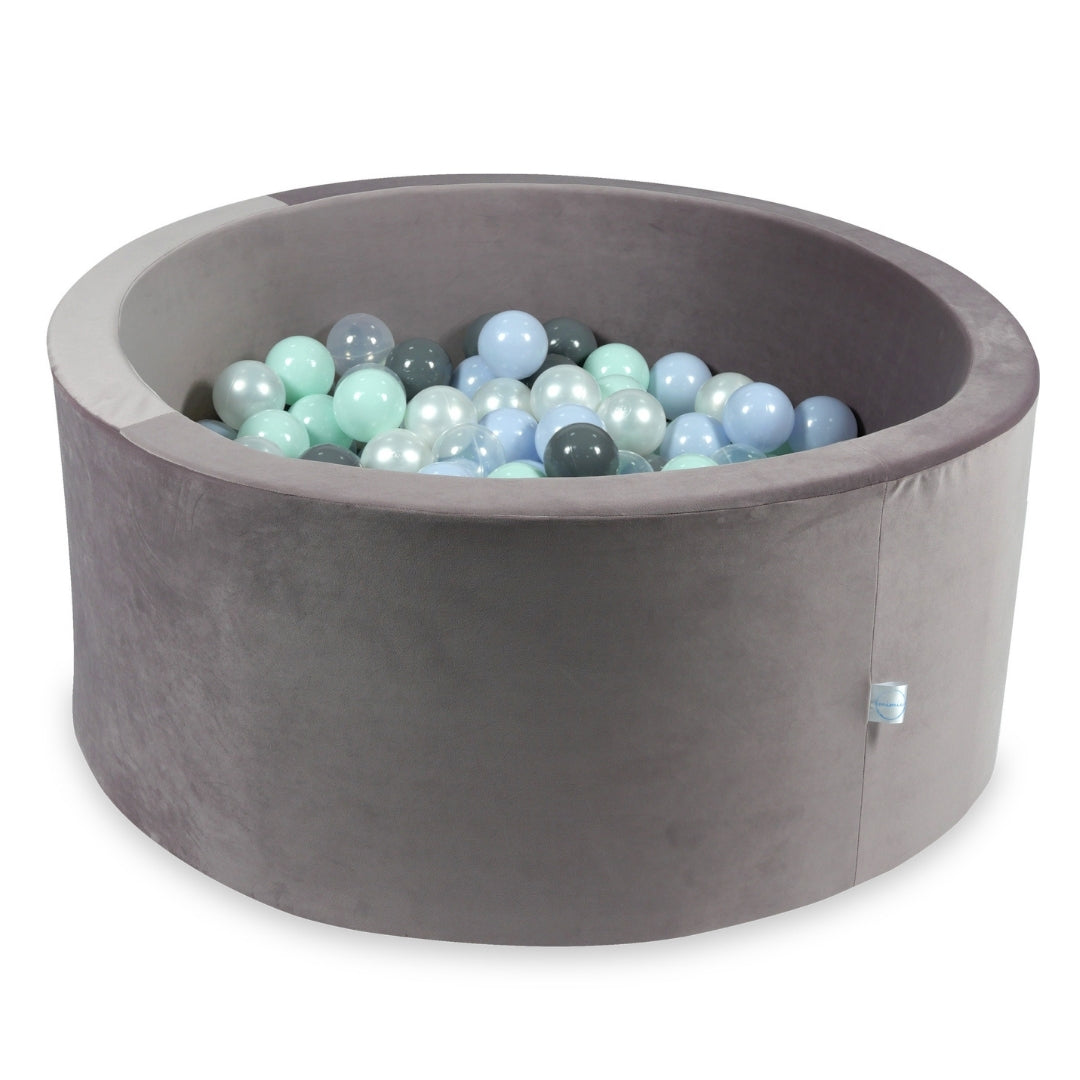 90x40 cm Velvet Lilac Ball Pit with 300 Balls