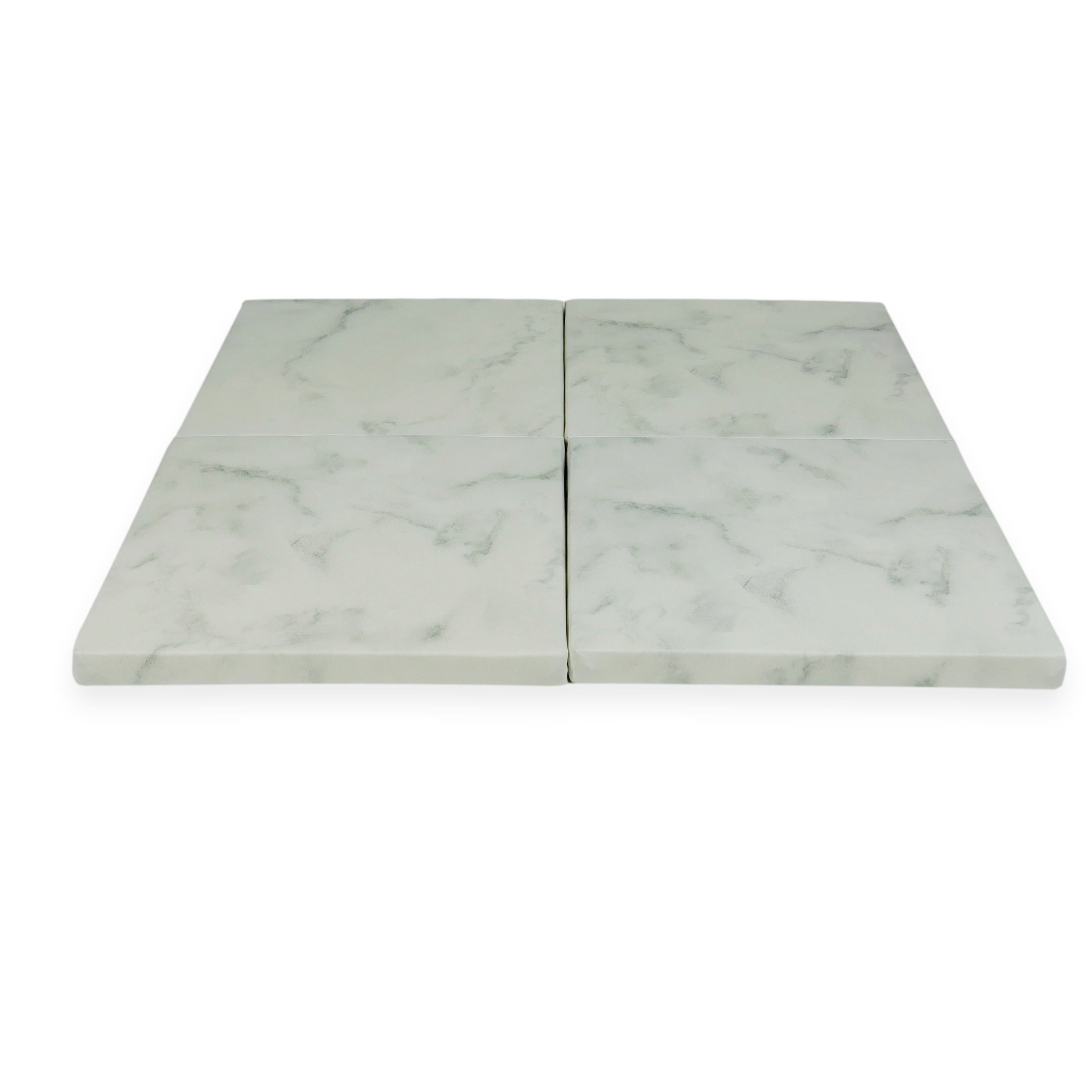 Quadratische, faltbare Babyspielmatte 120 x 120 cm aus Jersey