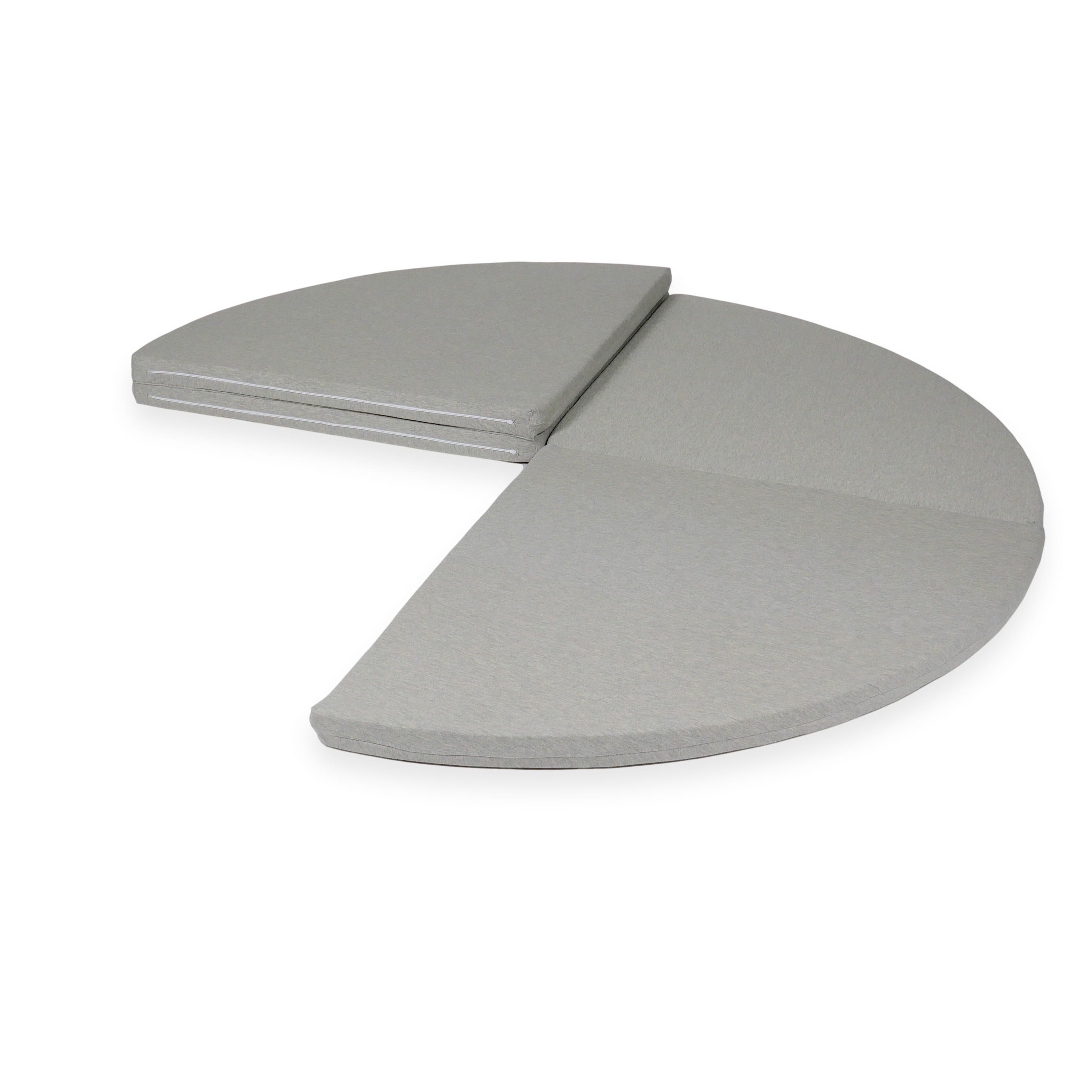 Round baby play mat 160cm in jersey