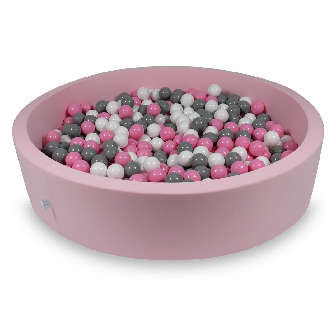 Piscina con palline in rosa cipria 130x30 cm con 600 palline