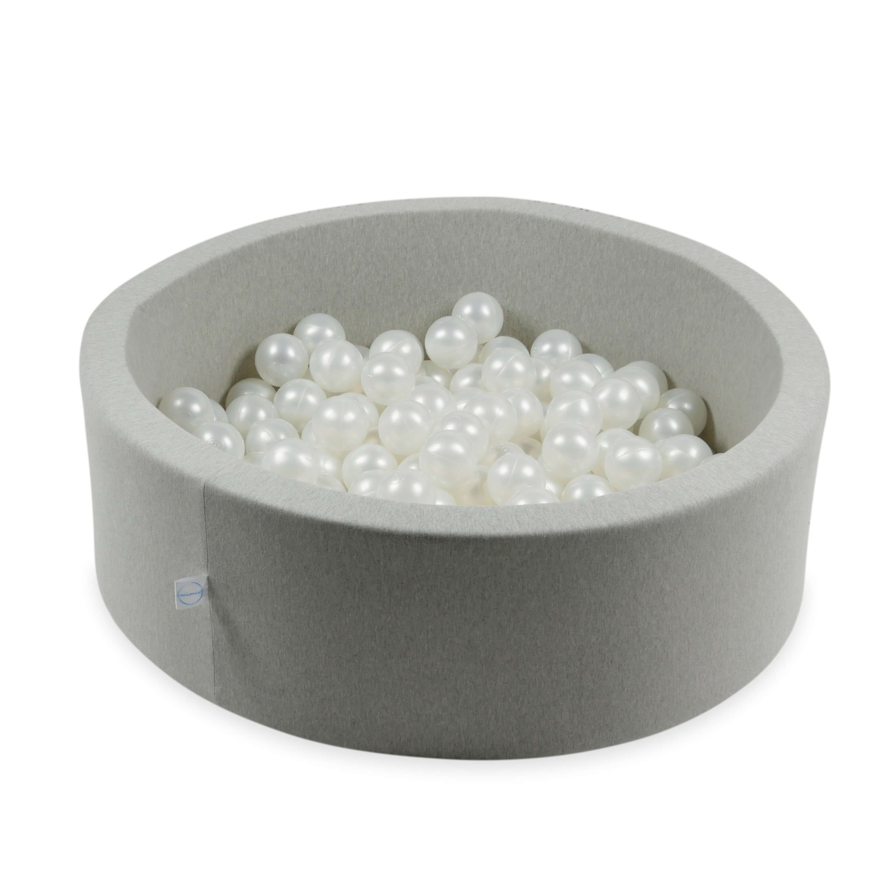 25 perlmuttfarbene Spielbälle, 7 cm Durchmesser