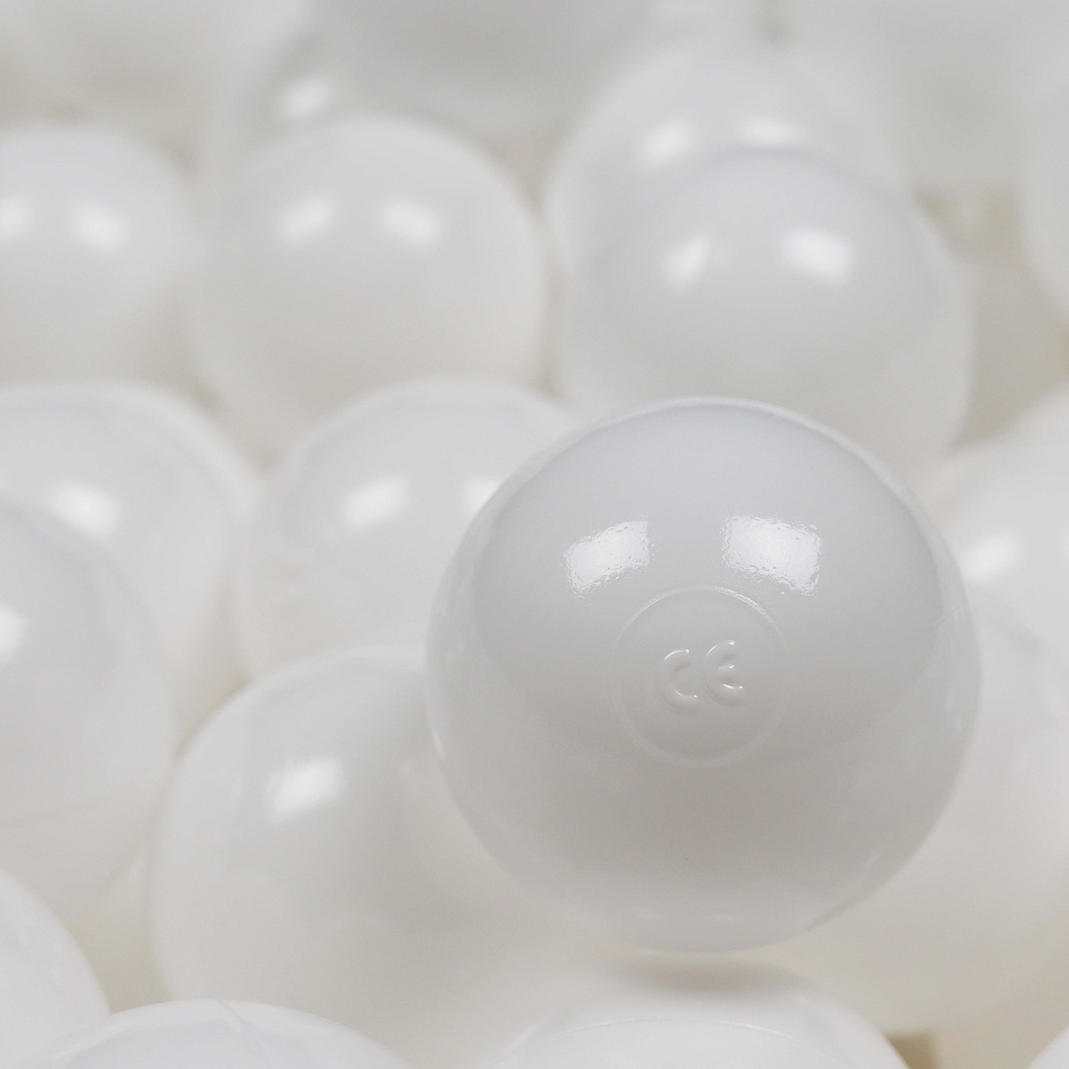 Play balls ø7cm 150 pieces white