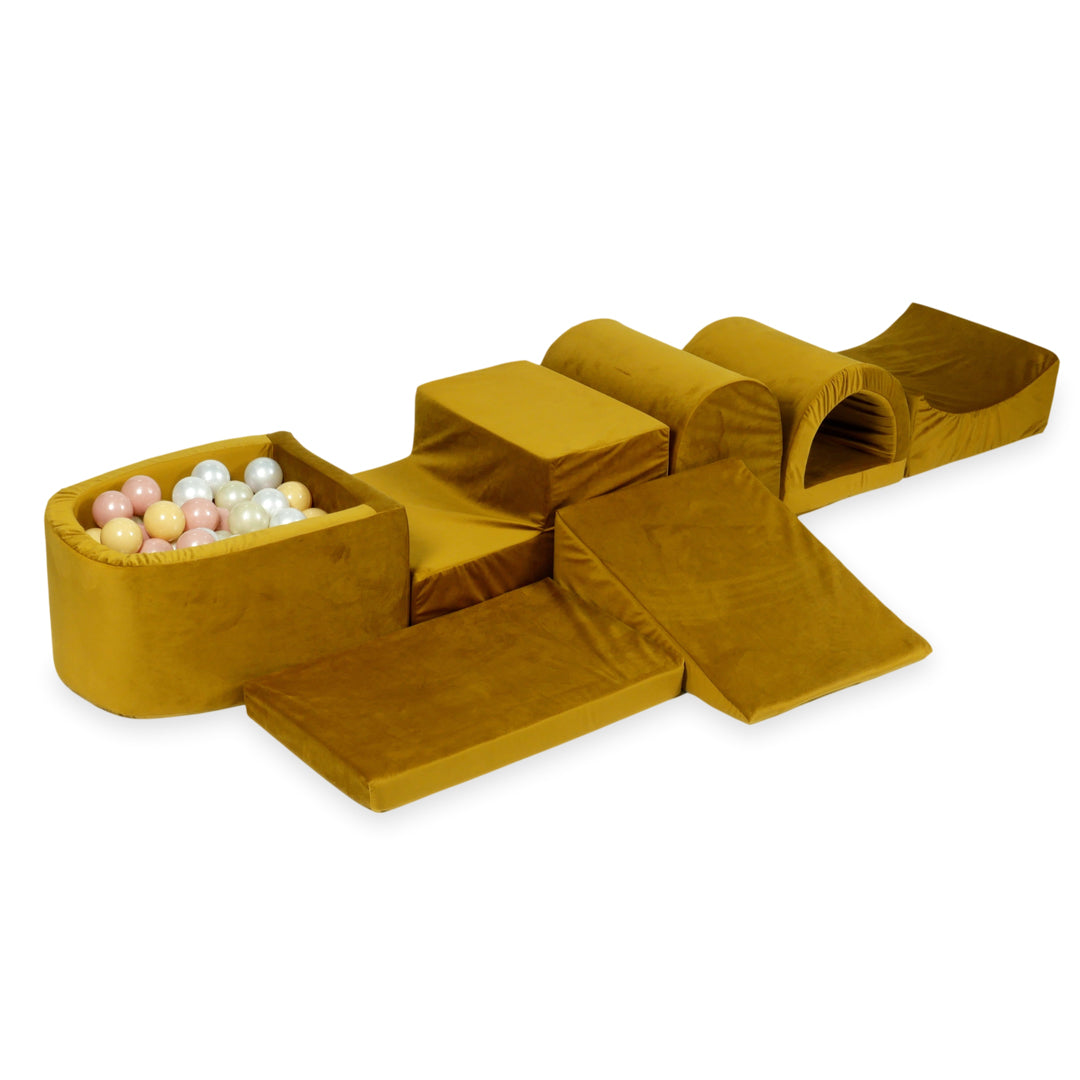 6 elements - set of 16 (wedge, hill, step, cradle, bridge, mat)