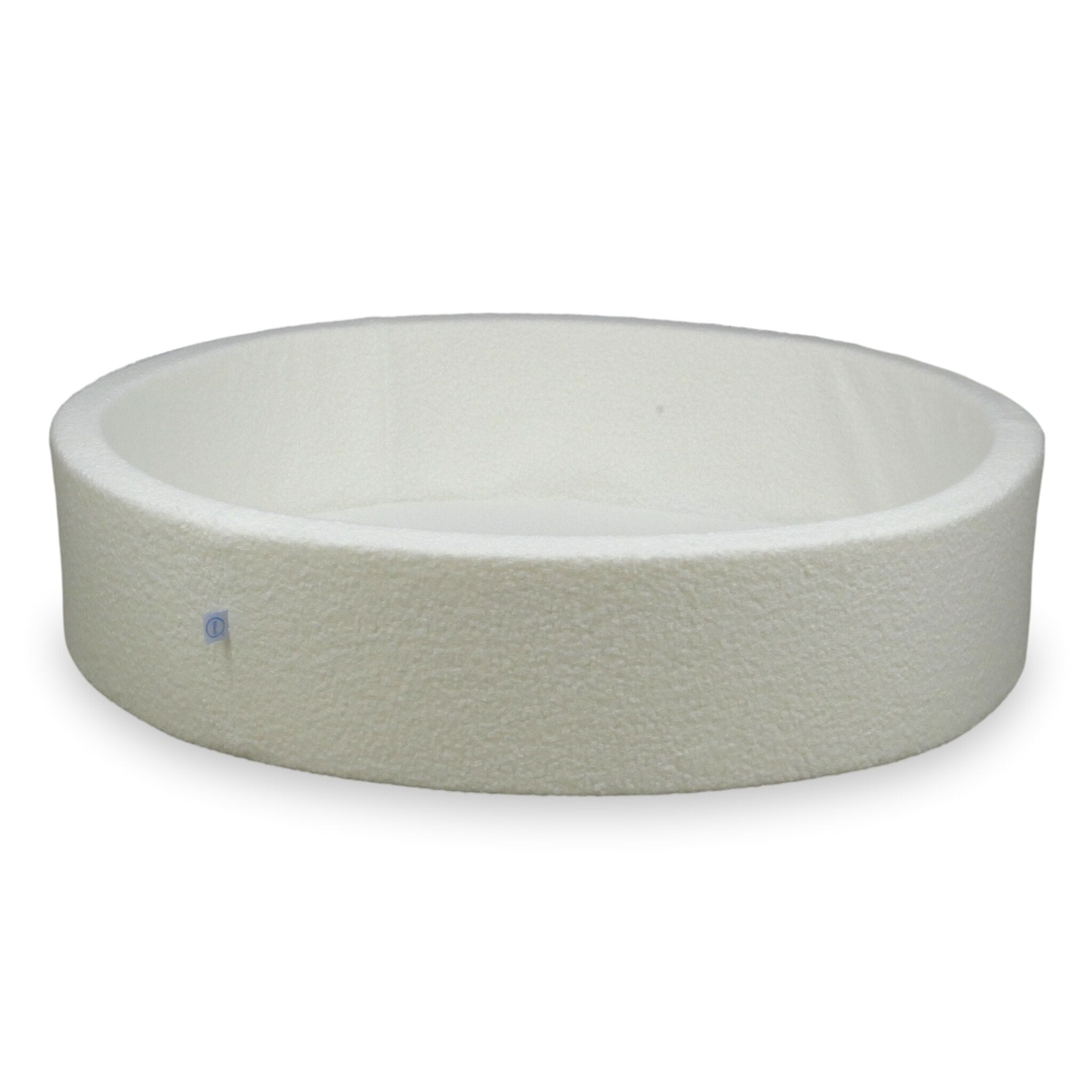 Ball Pit 130x30 White Bouclé without balls