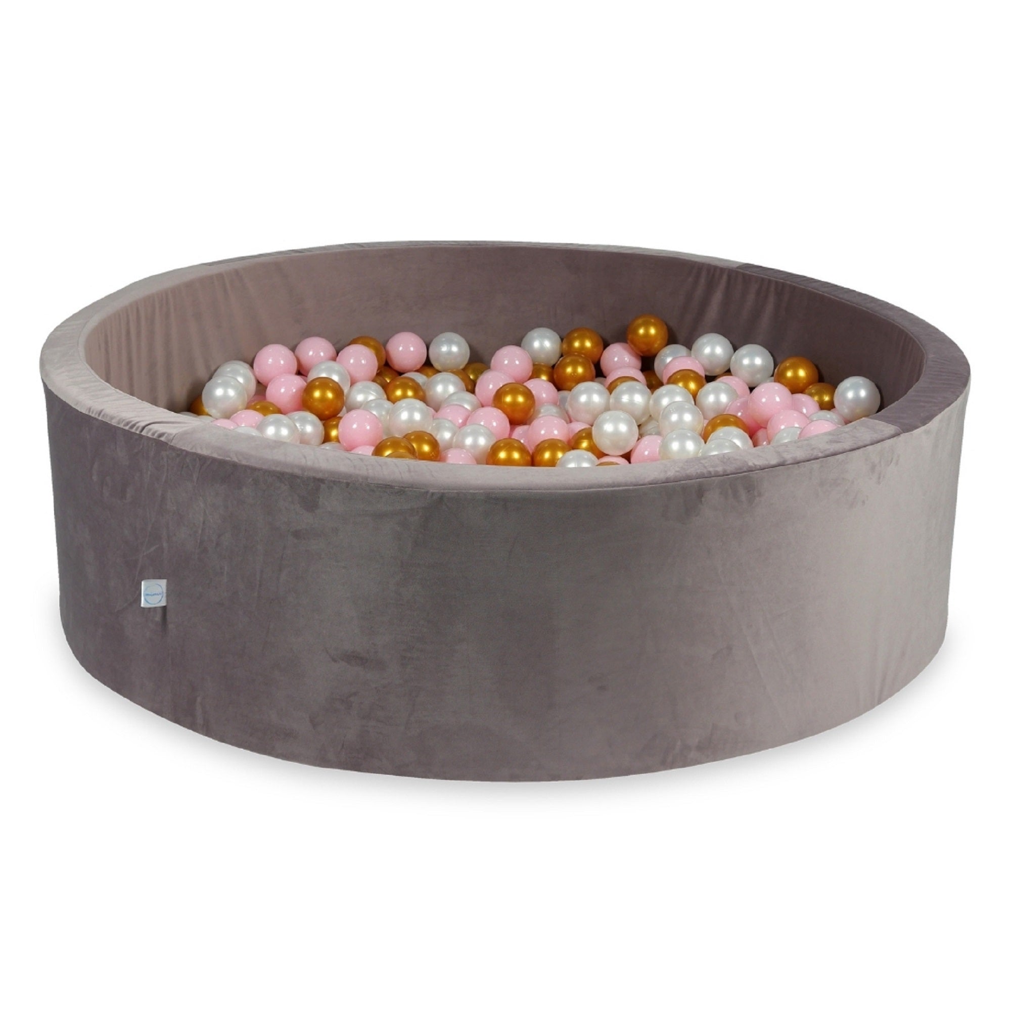 Velvet ball pit velvet lilac 130x40 cm with 700 balls