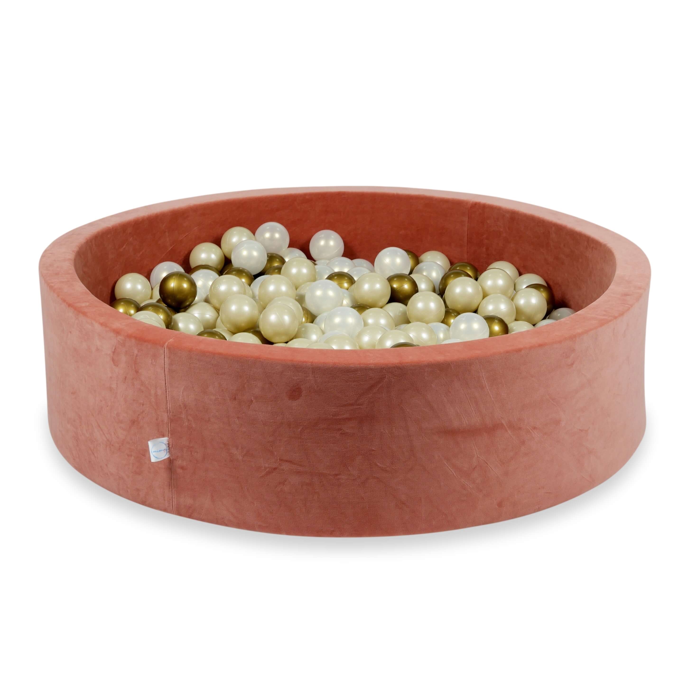 Velvet Ball Pit Velvet Soft Canyon Clay 110x30 cm with 400 balls