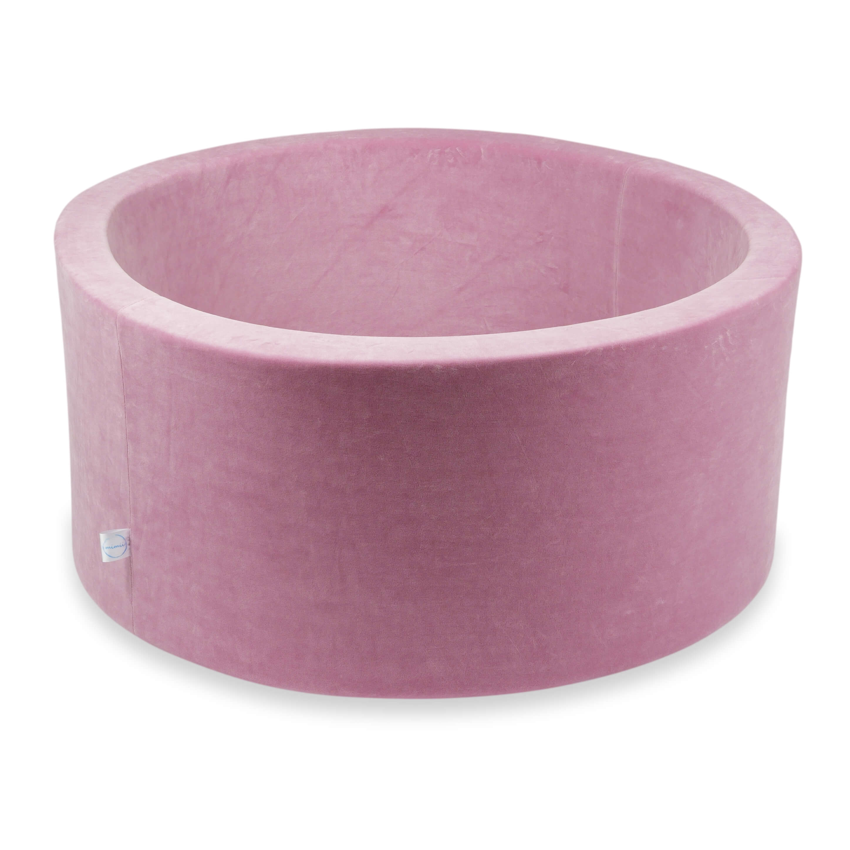 Bällebad 90x40 Samt soft rosa ohne Bälle