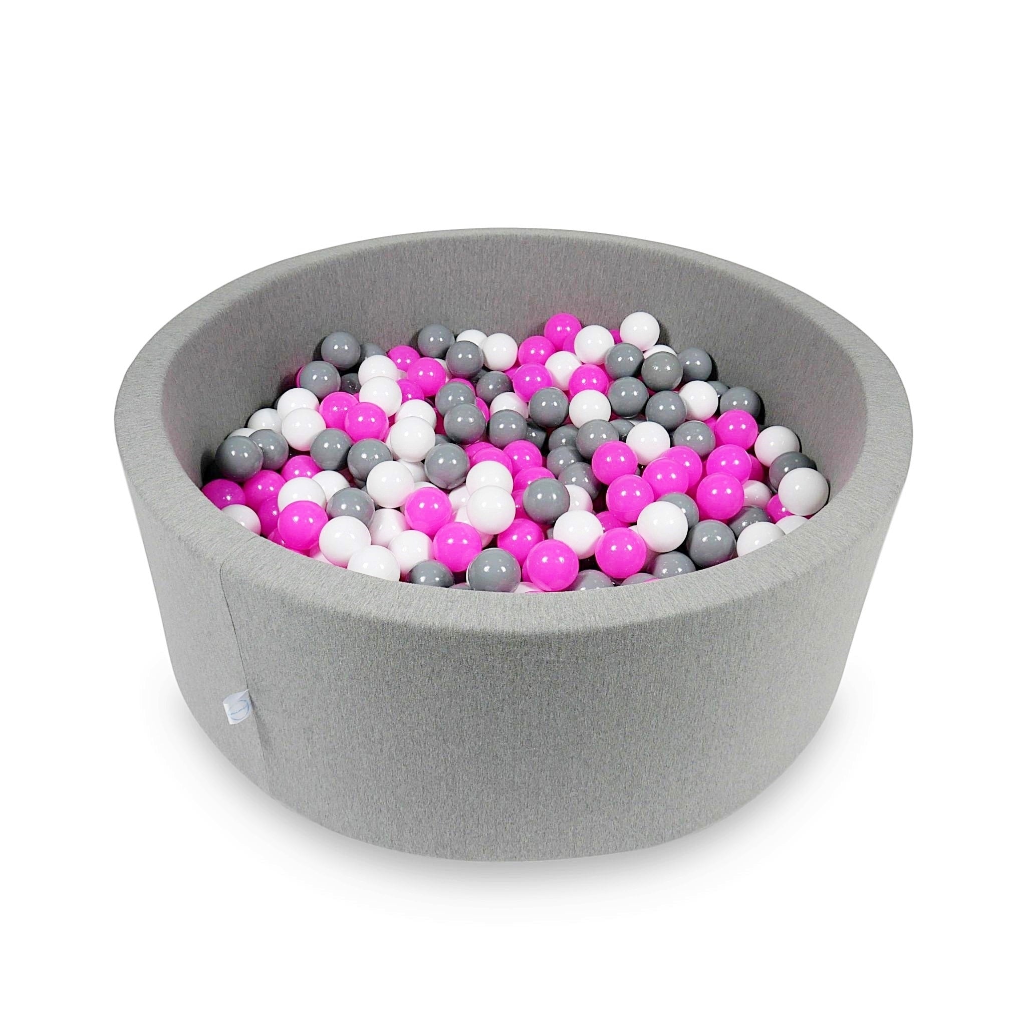 Gray ball pit 110x40 cm with 500 balls