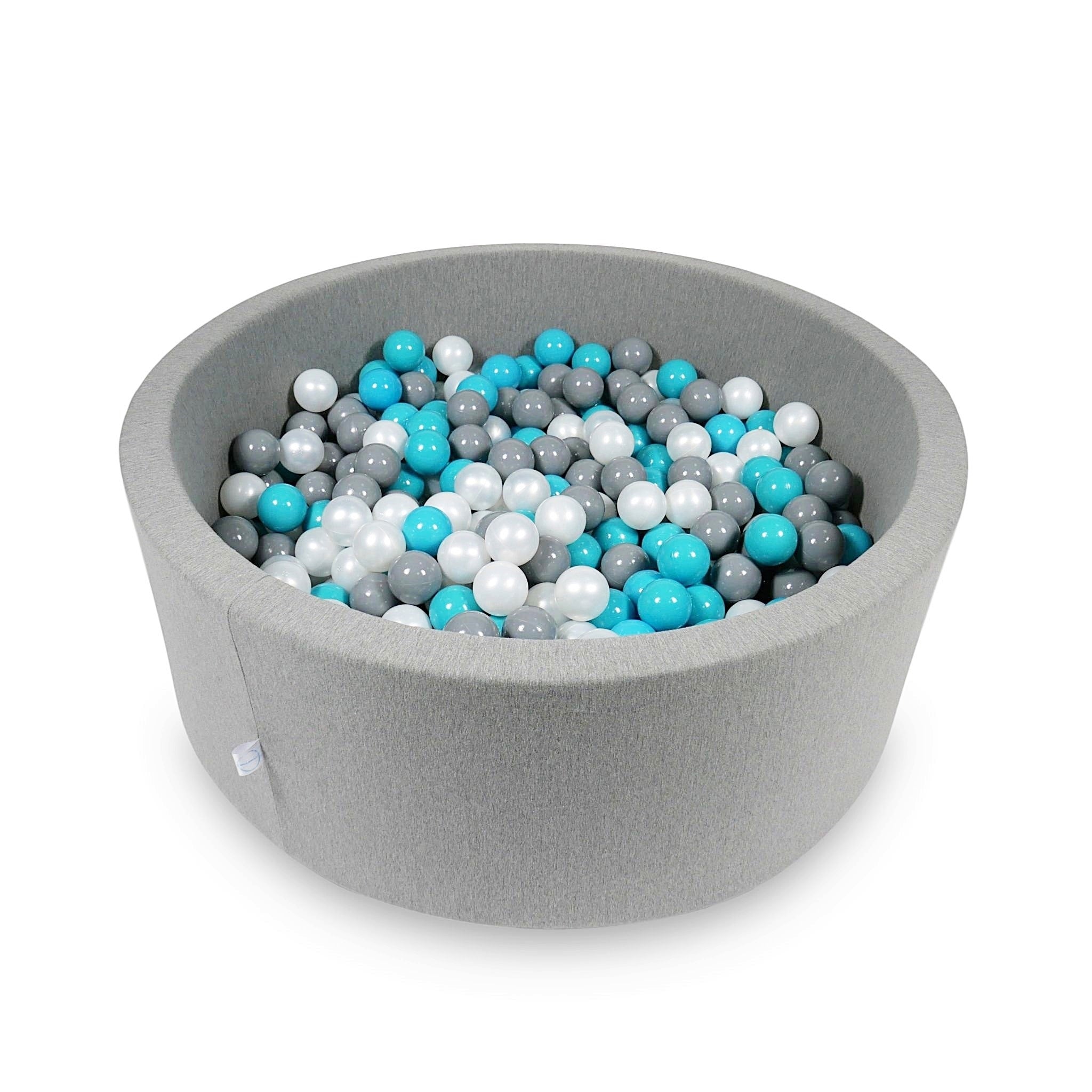 Gray ball pit 110x40 cm with 500 balls