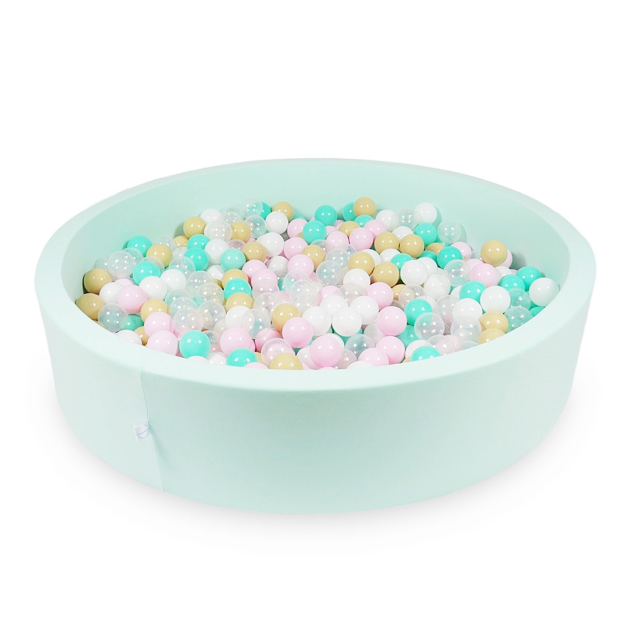 Mint ball pit 130x30 cm with 600 balls