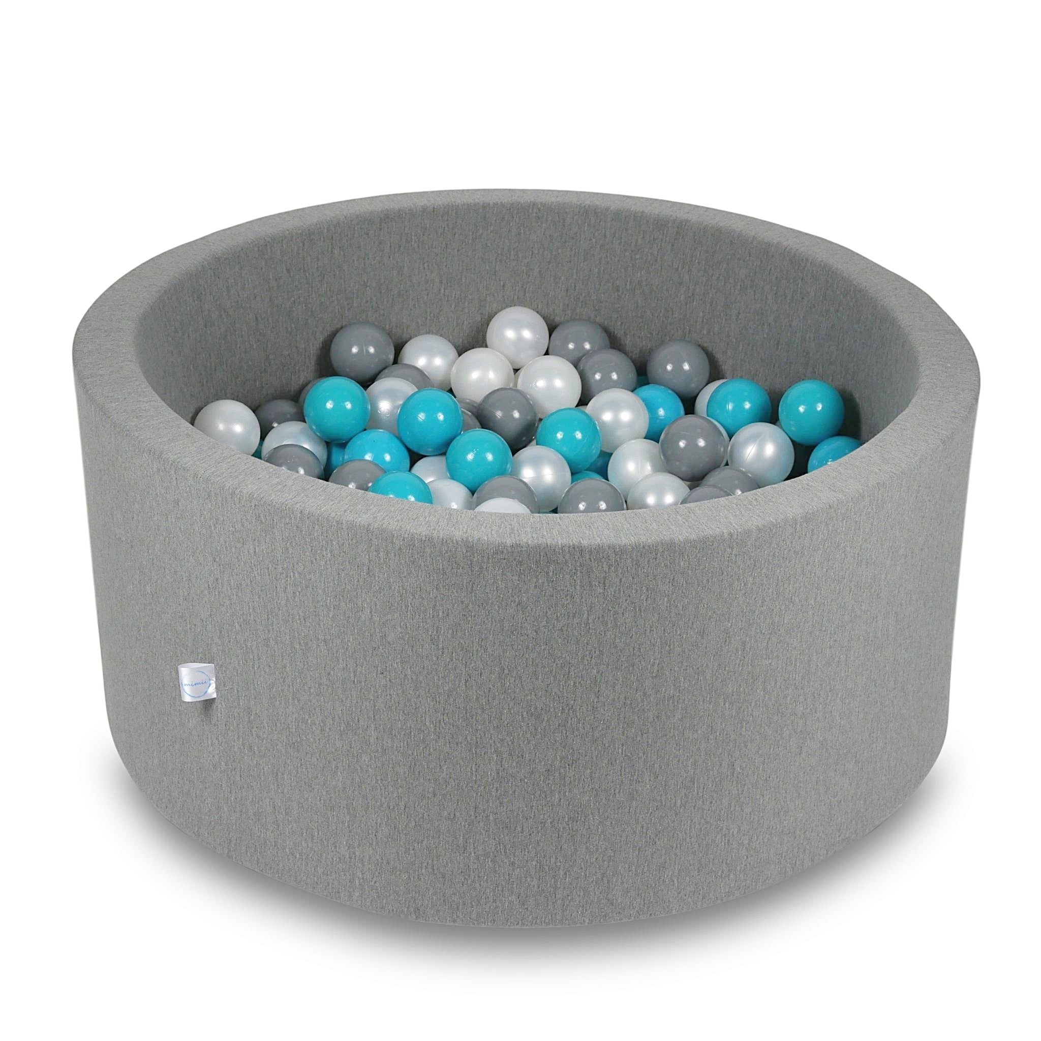 90x40 cm Gray Ball Pit with 300 Balls