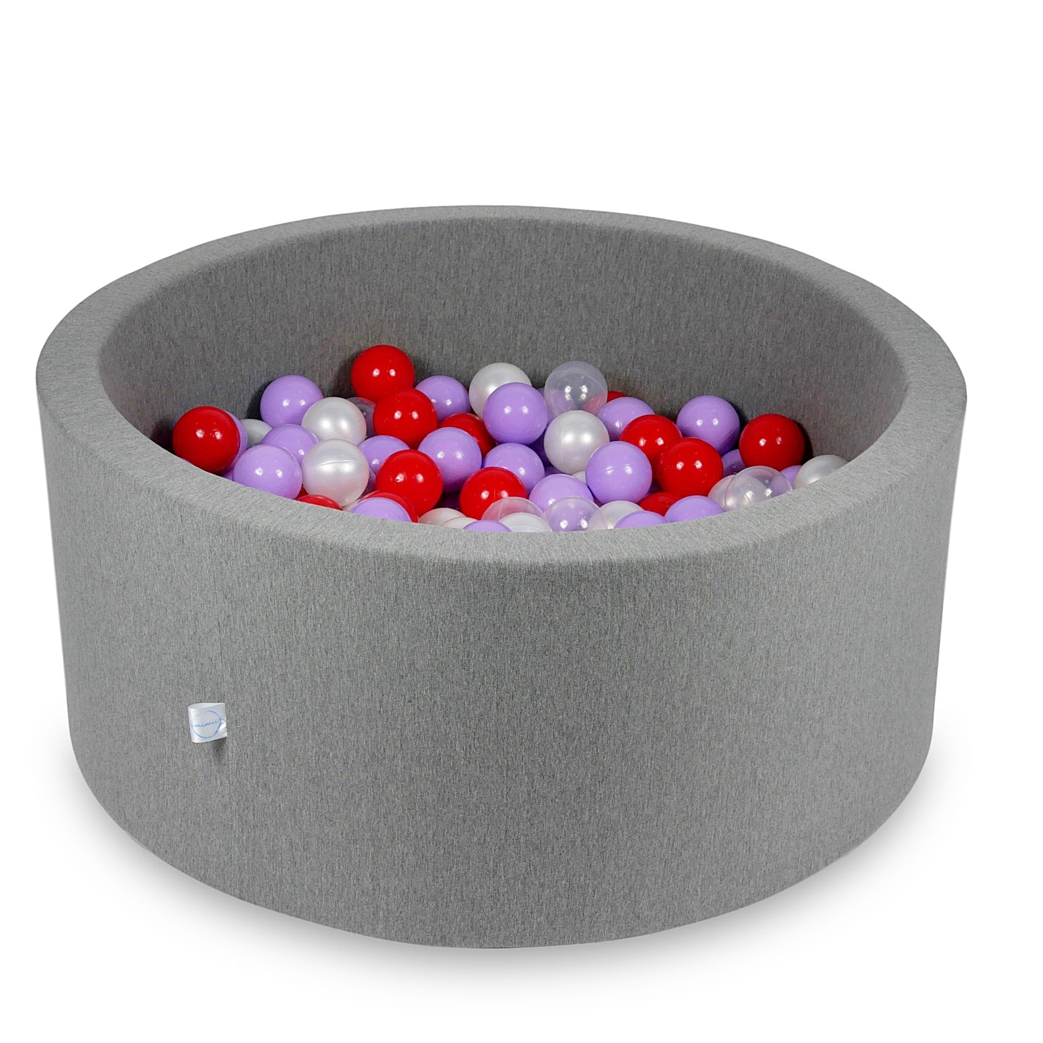 90x40 cm Gray Ball Pit with 300 Balls