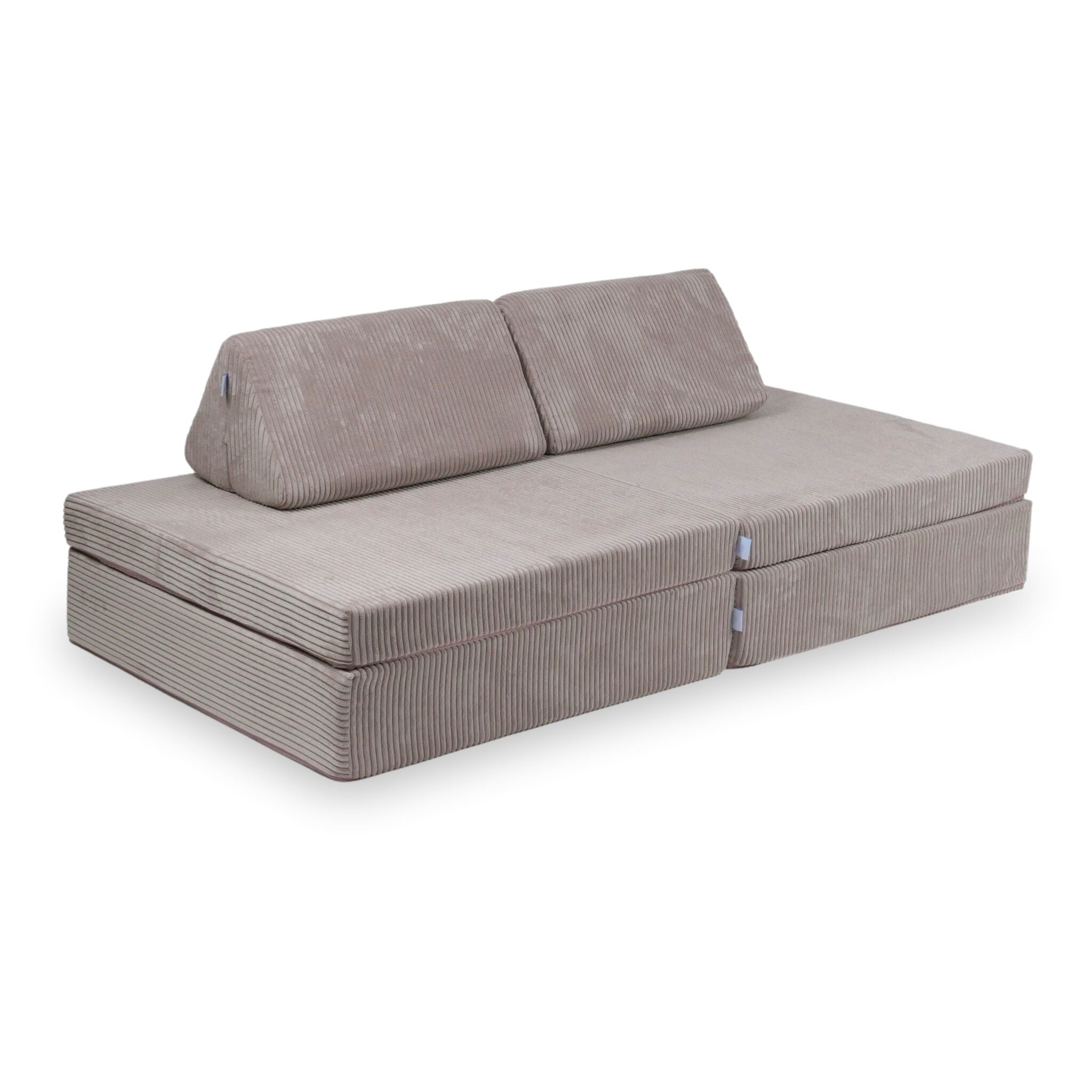 Montessori-Spielsofa aus Cord-Samt