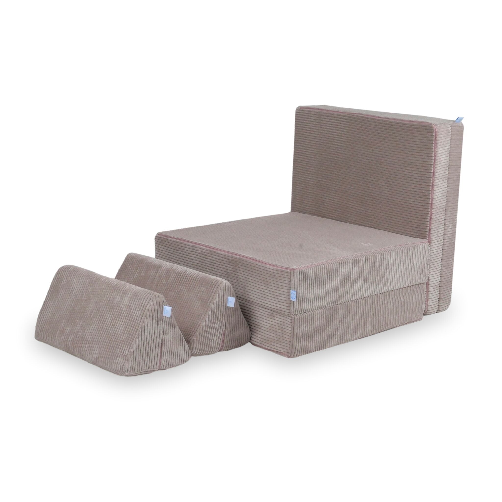 Montessori-Spielsofa aus Cord-Samt