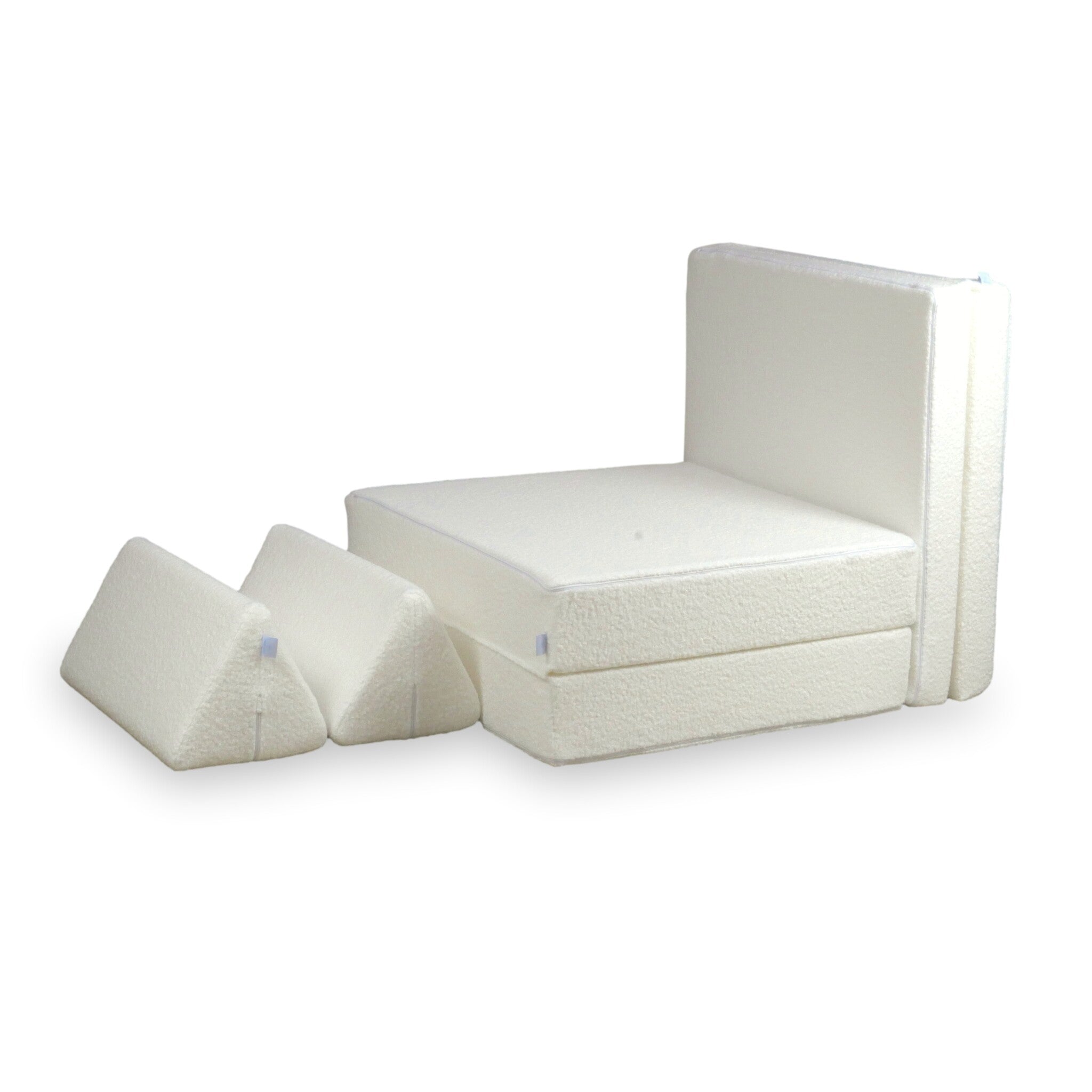 Montessori Play Sofa Deluxe White