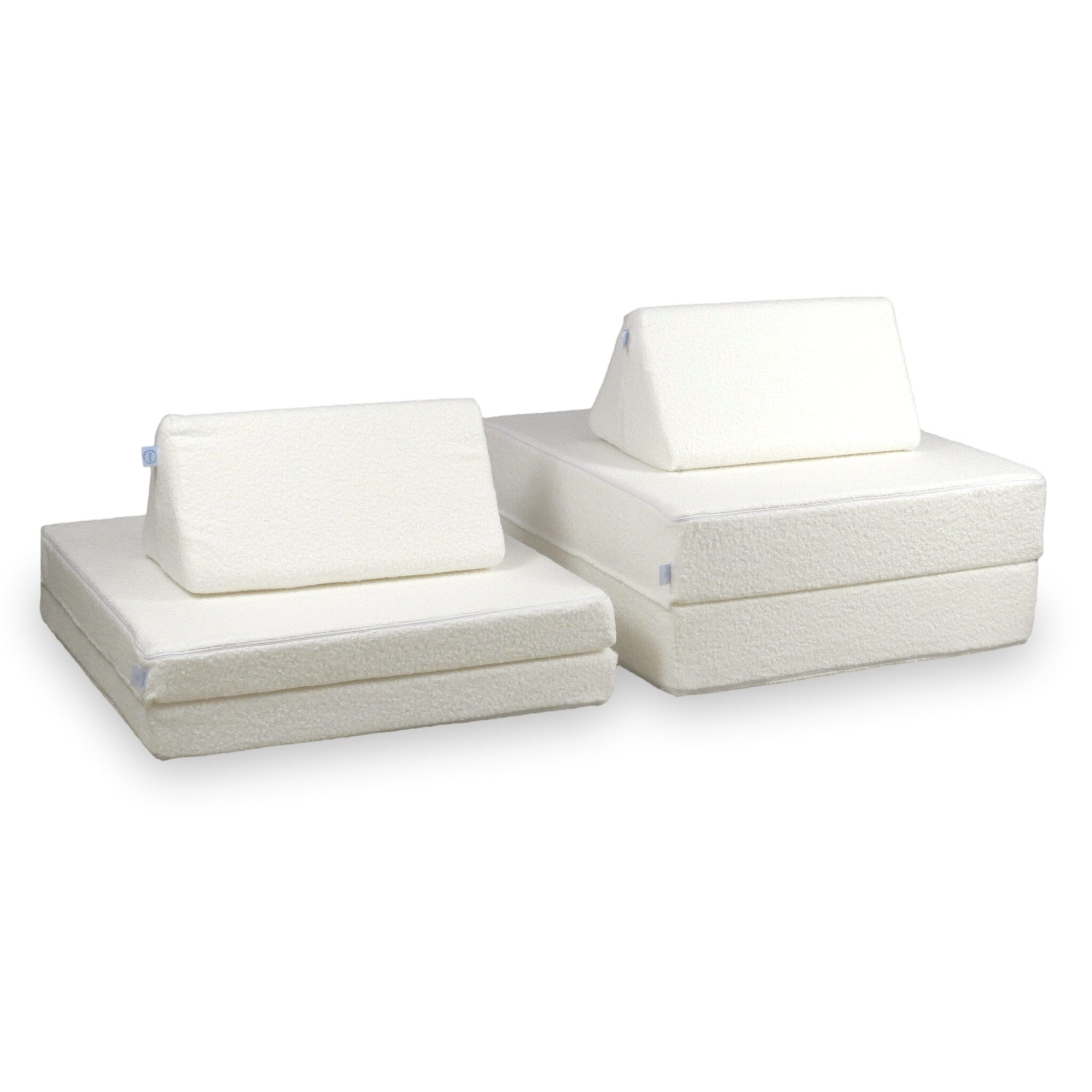 Montessori Play Sofa Deluxe White