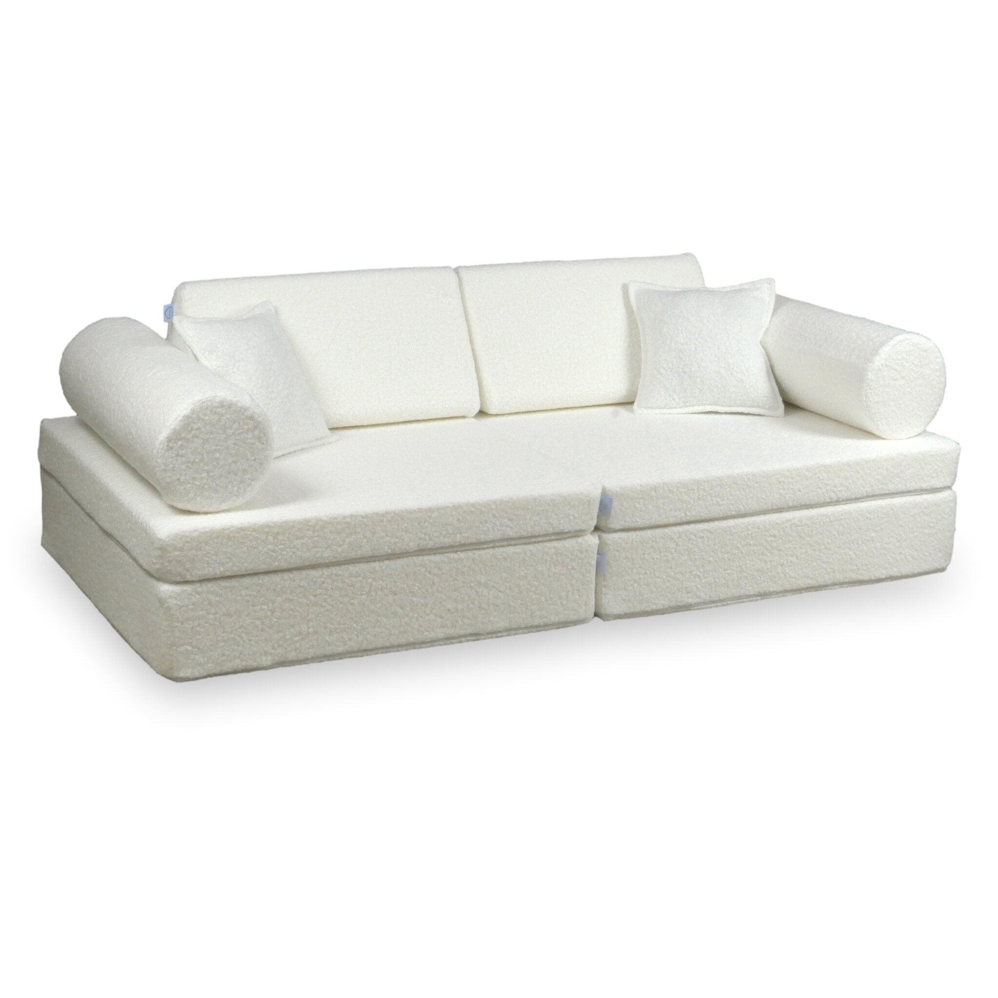 Montessori Play Sofa Deluxe White