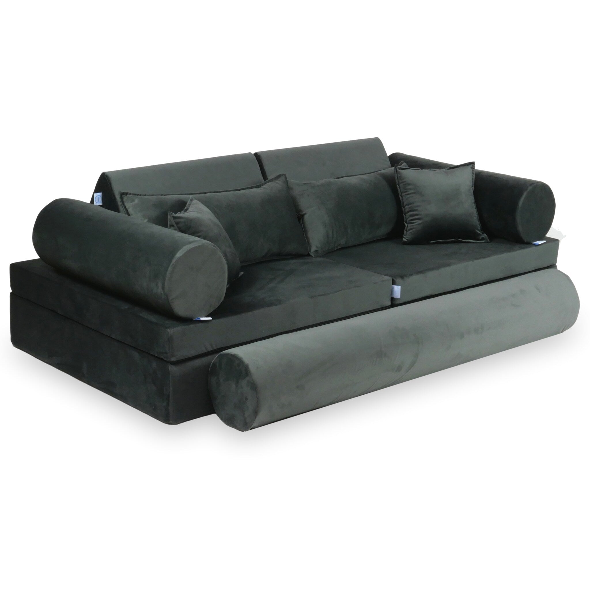 Luxuriöses Montessori-Spielsofa aus Samt