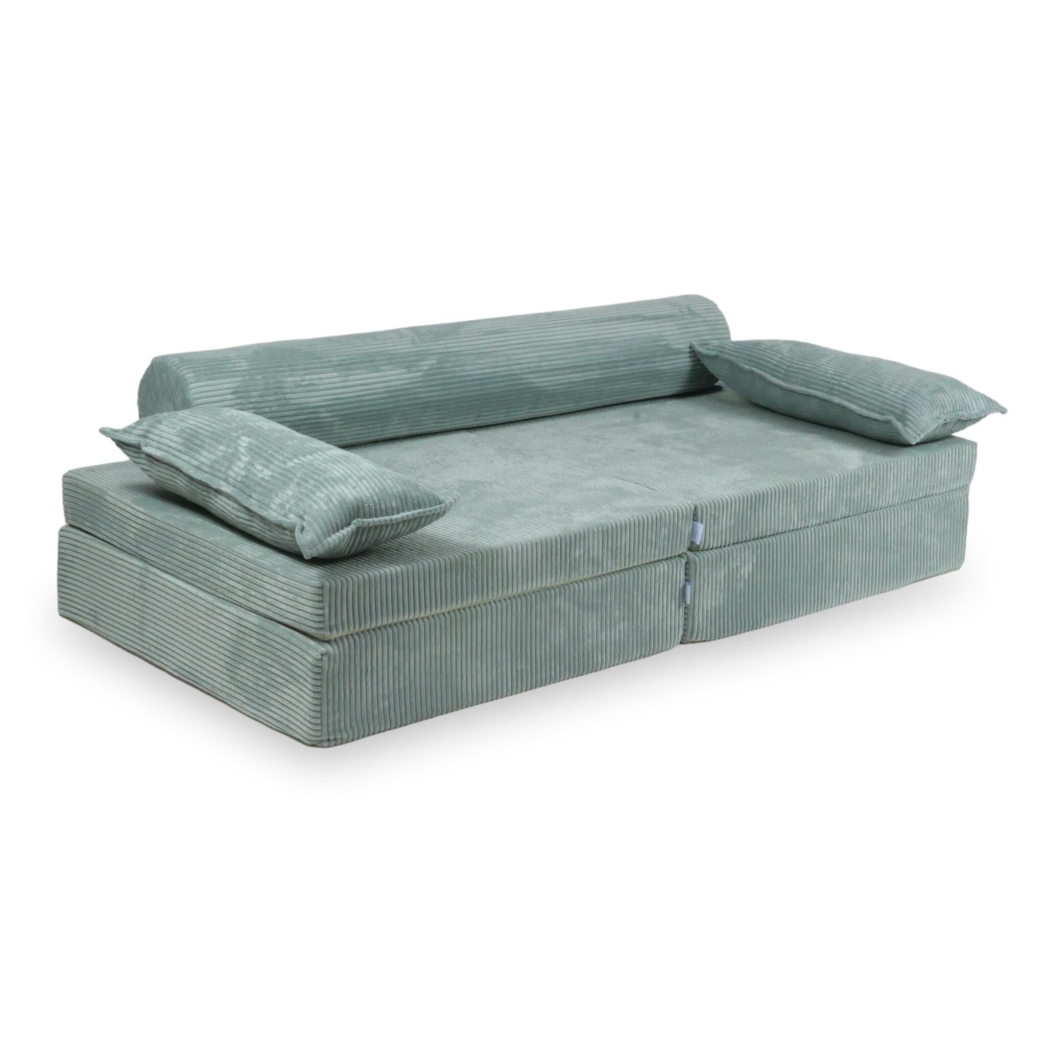 Luxuriöses Montessori-Spielsofa aus Cord