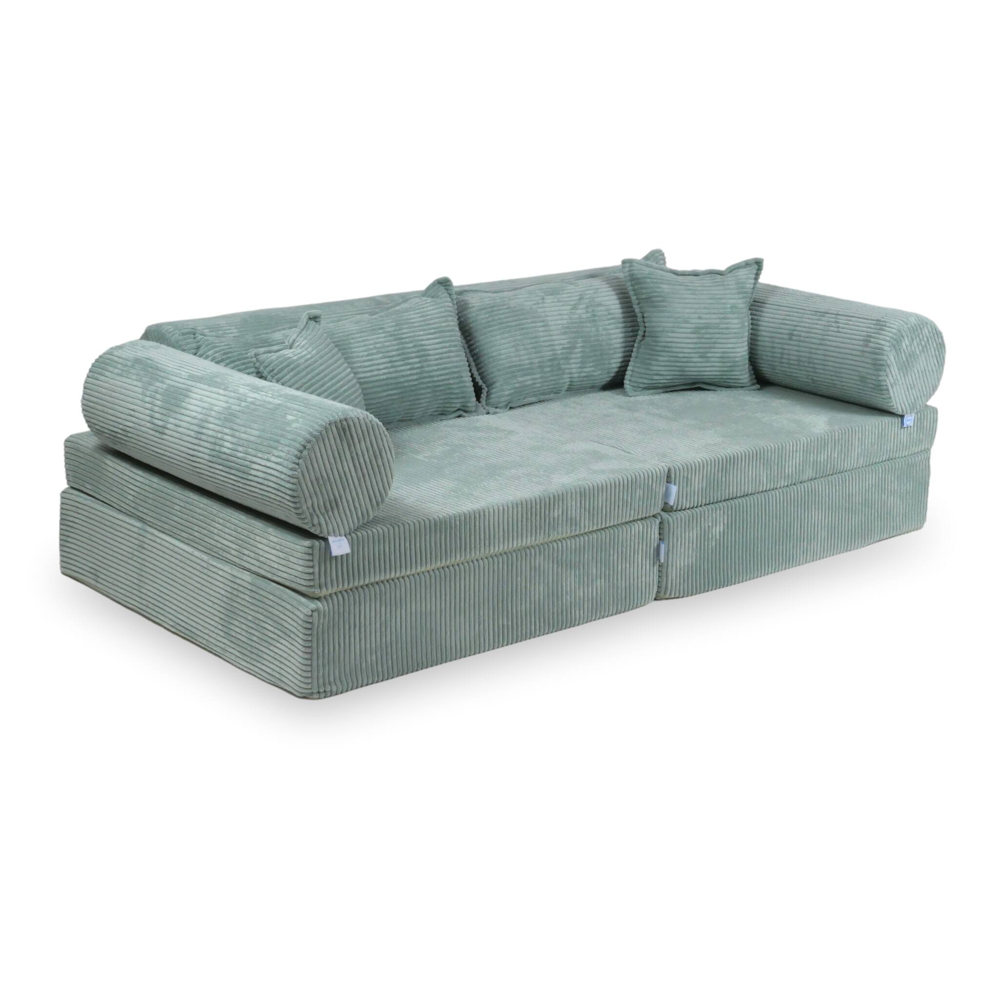 Luxuriöses Montessori-Spielsofa aus Cord