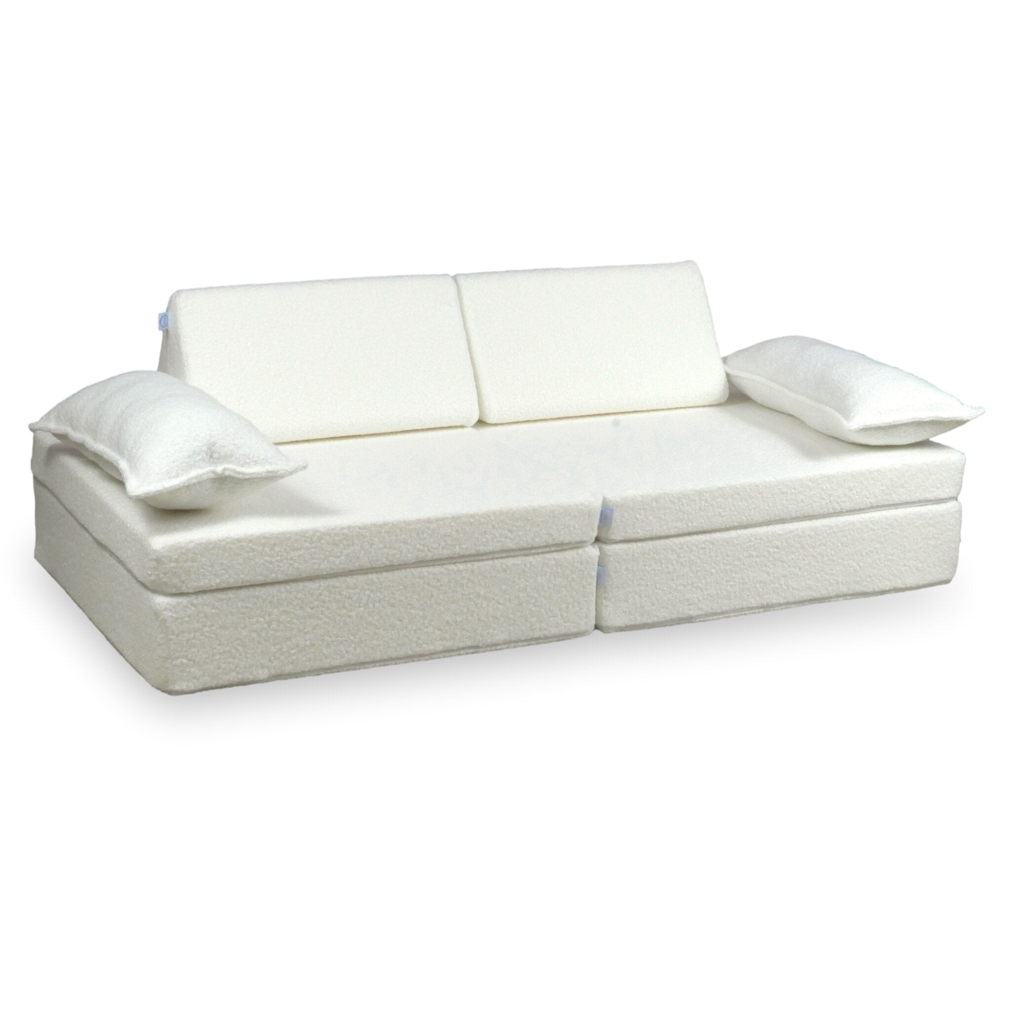 Montessori Play Sofa Deluxe White