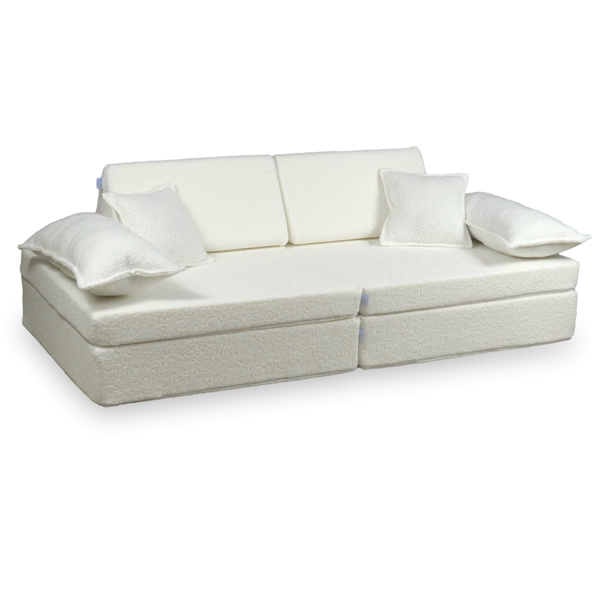 Montessori Play Sofa Deluxe White