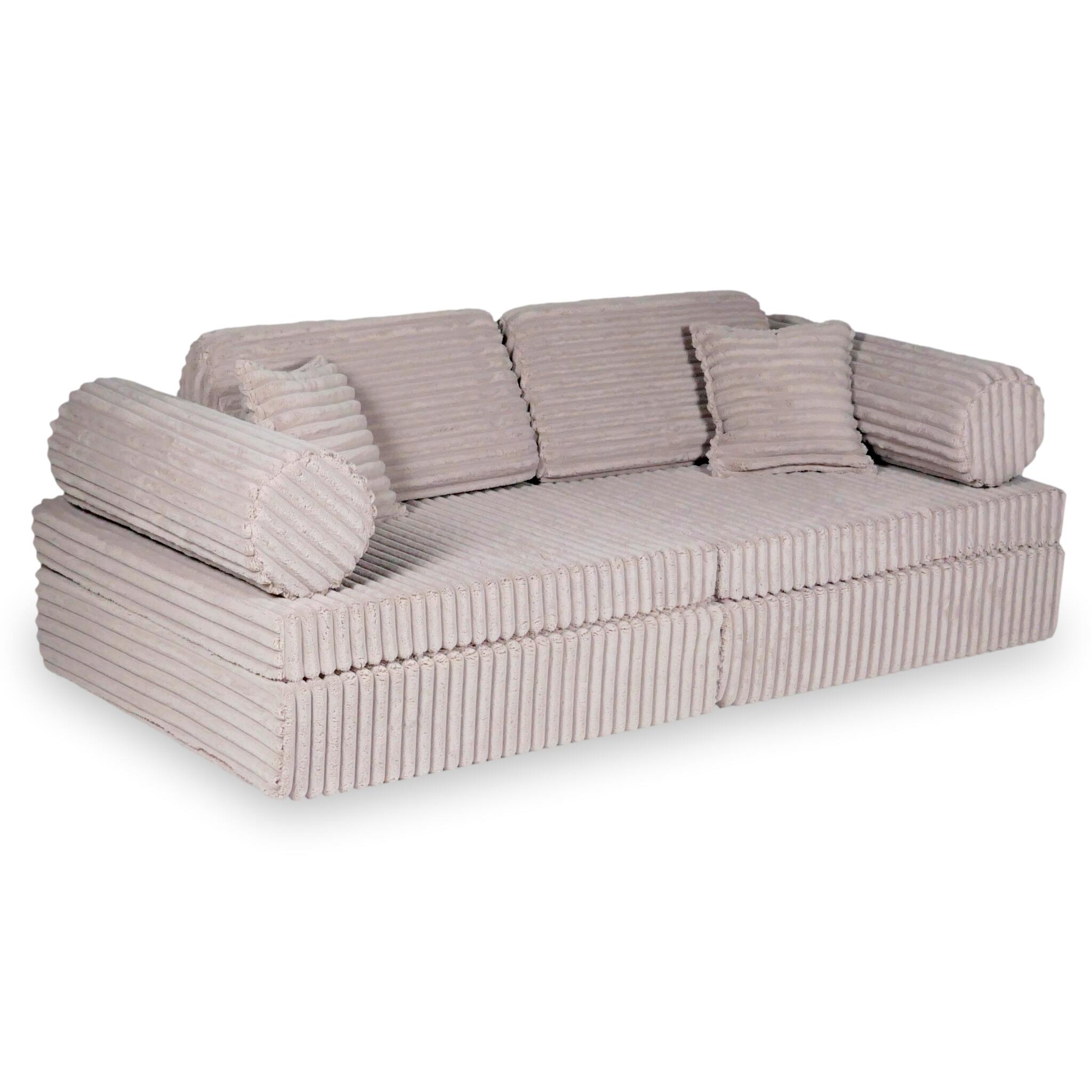 Montessori Play Sofa Comfort in waffle