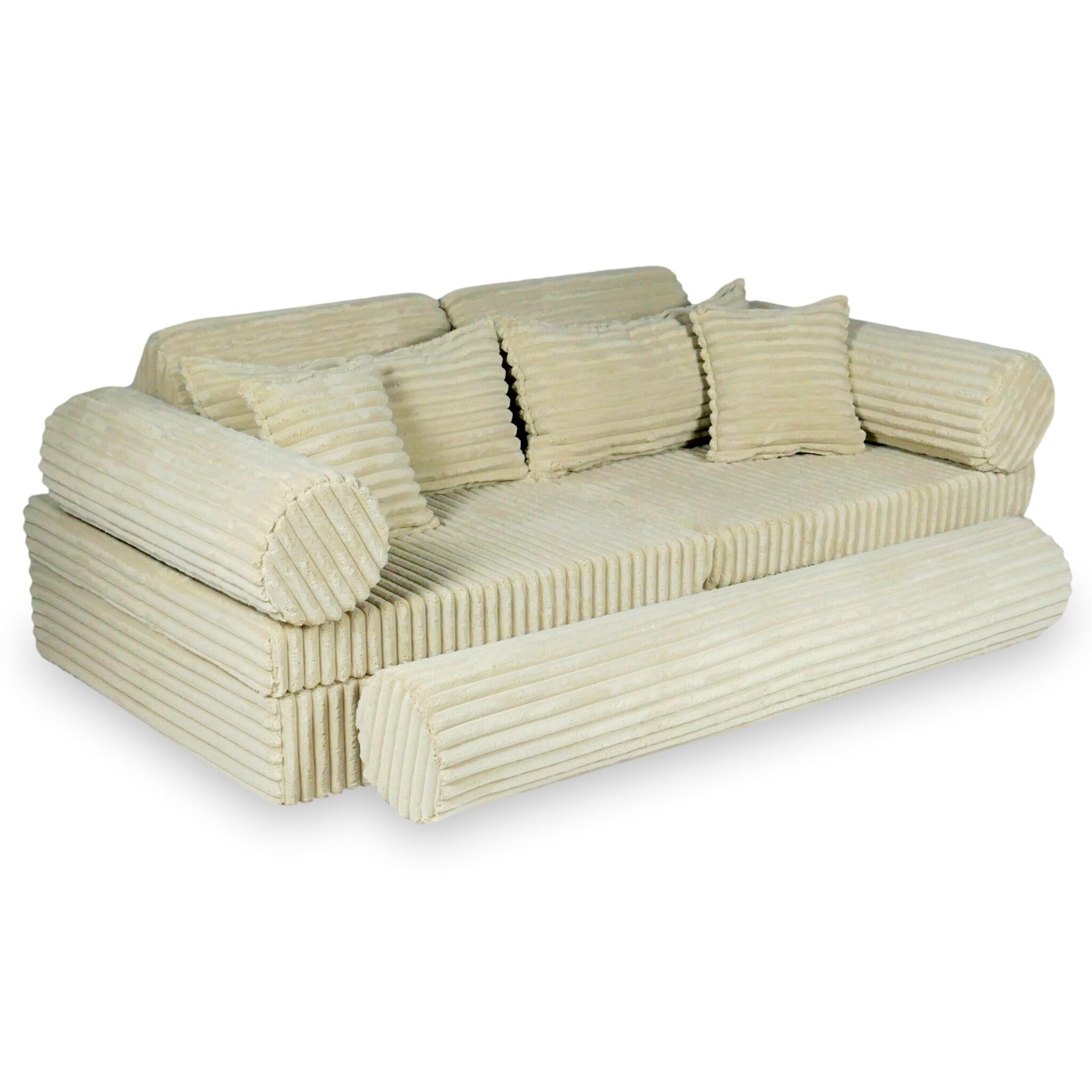 Montessori Play Sofa Deluxe in waffle