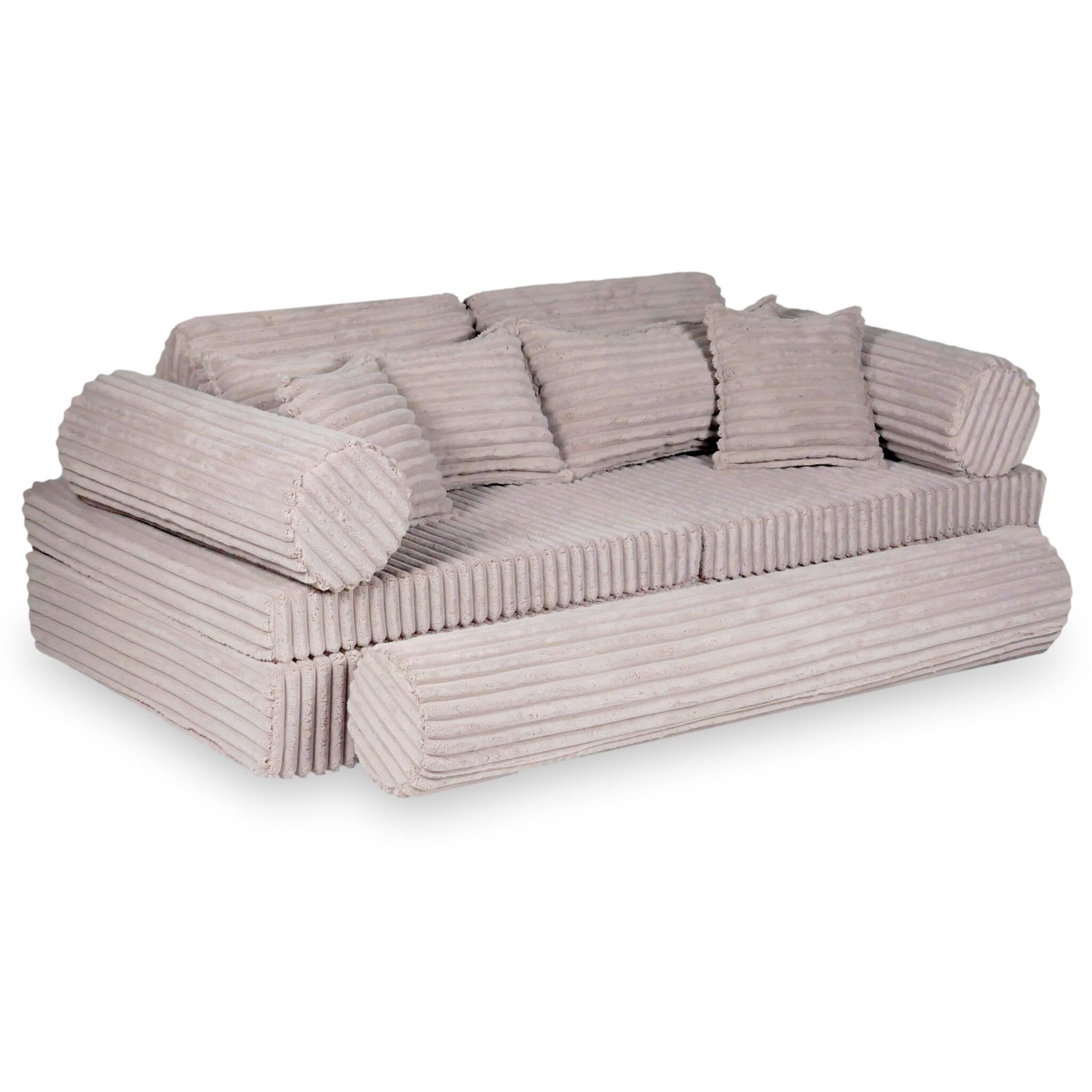 Montessori Play Sofa Deluxe in waffle