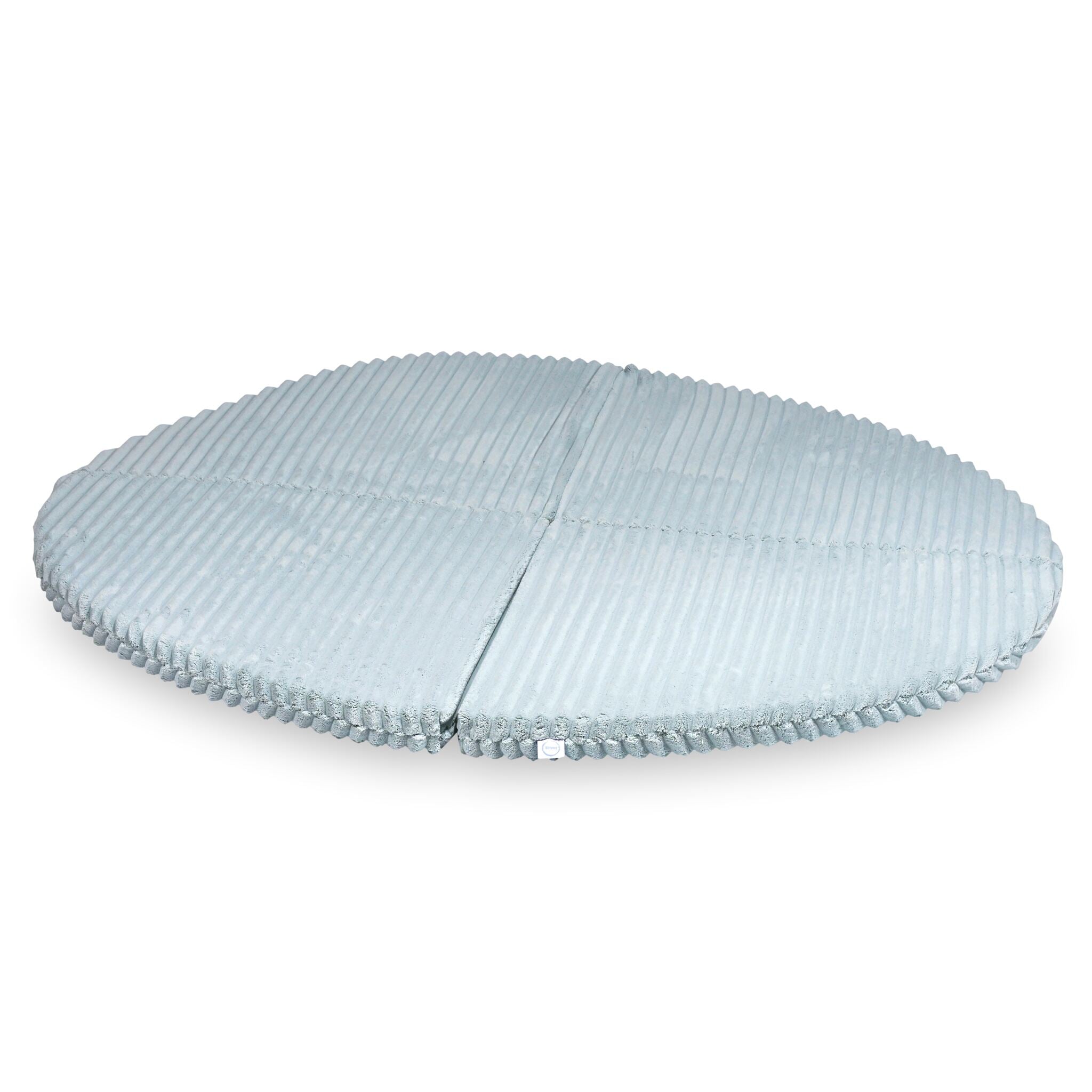 Round baby play mat 160cm in embossed fabric