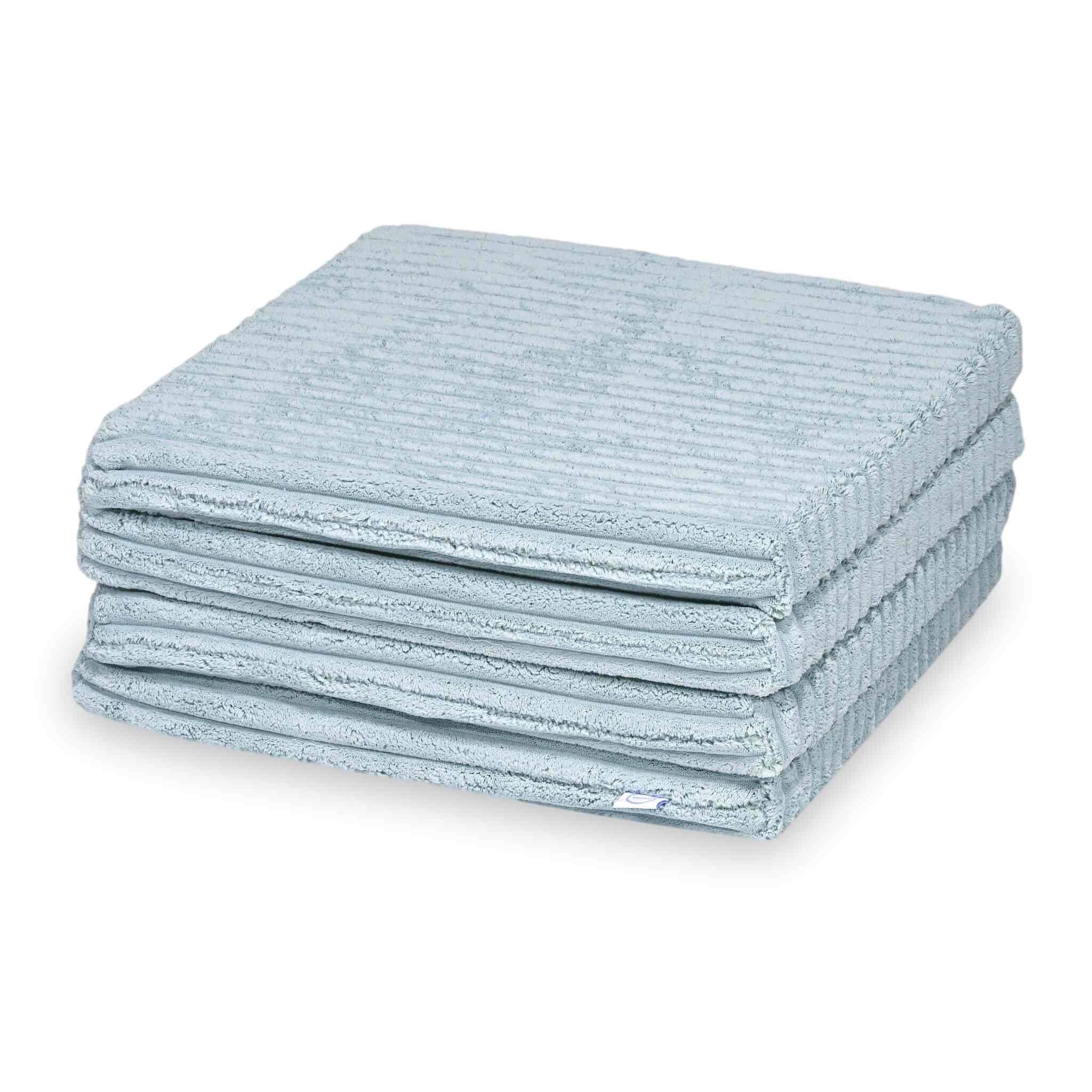 Foldable square baby play mat 120 × 120 cm in embossed fabric