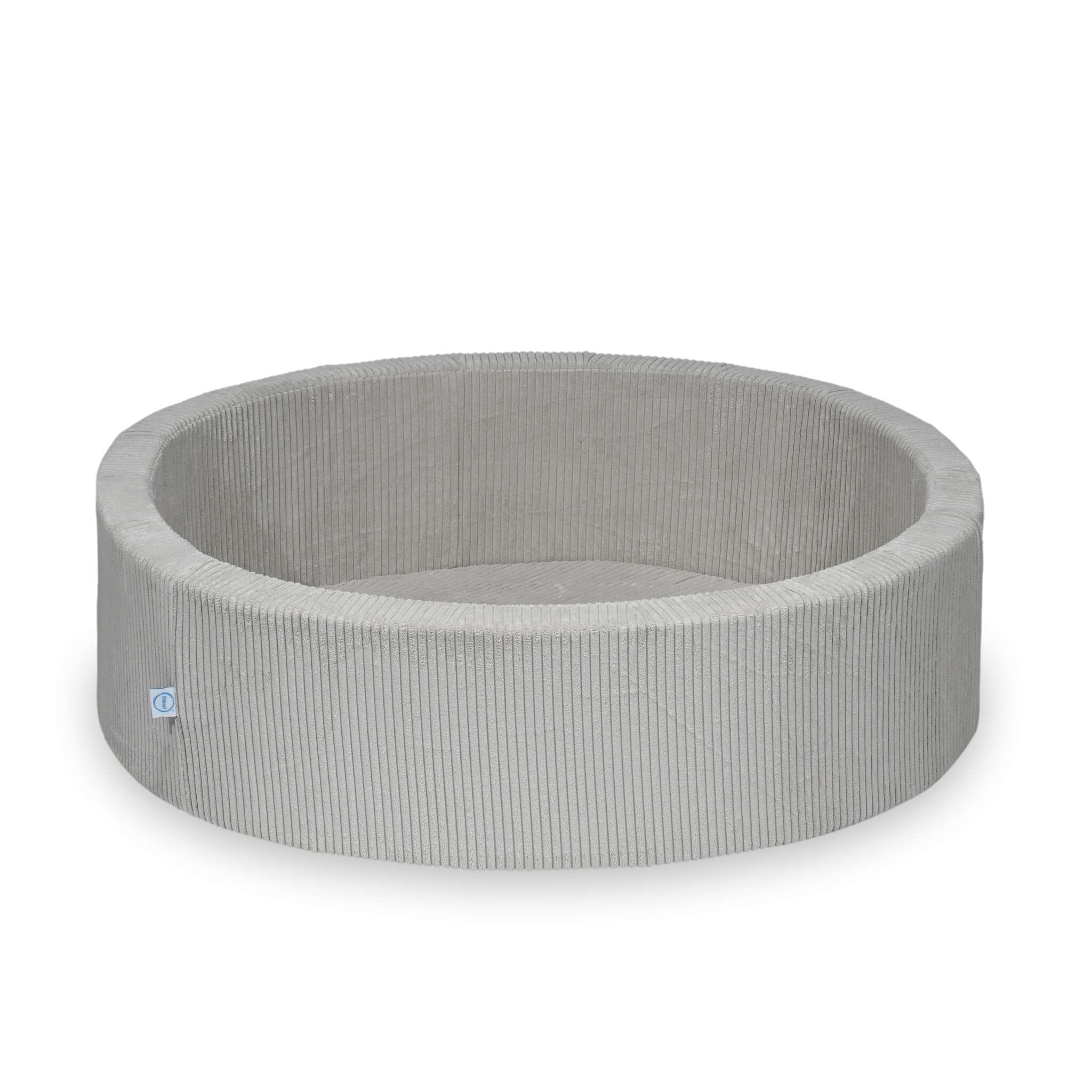 Bällebad 110x30 Rippcord grau ohne Bälle
