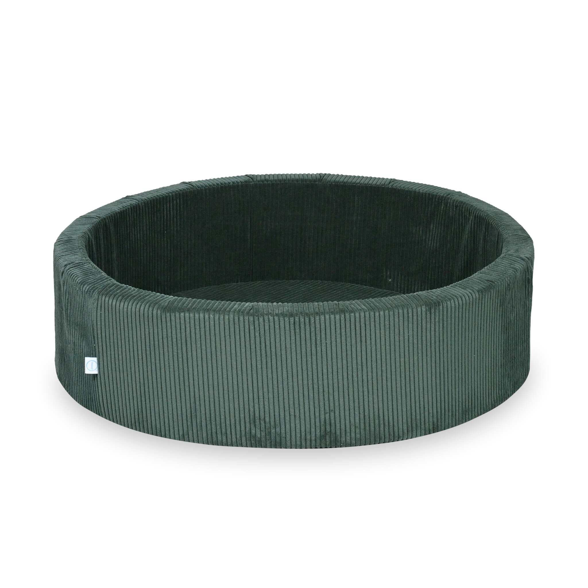 Bällebad 110x30 Rippcord grün ohne Bälle