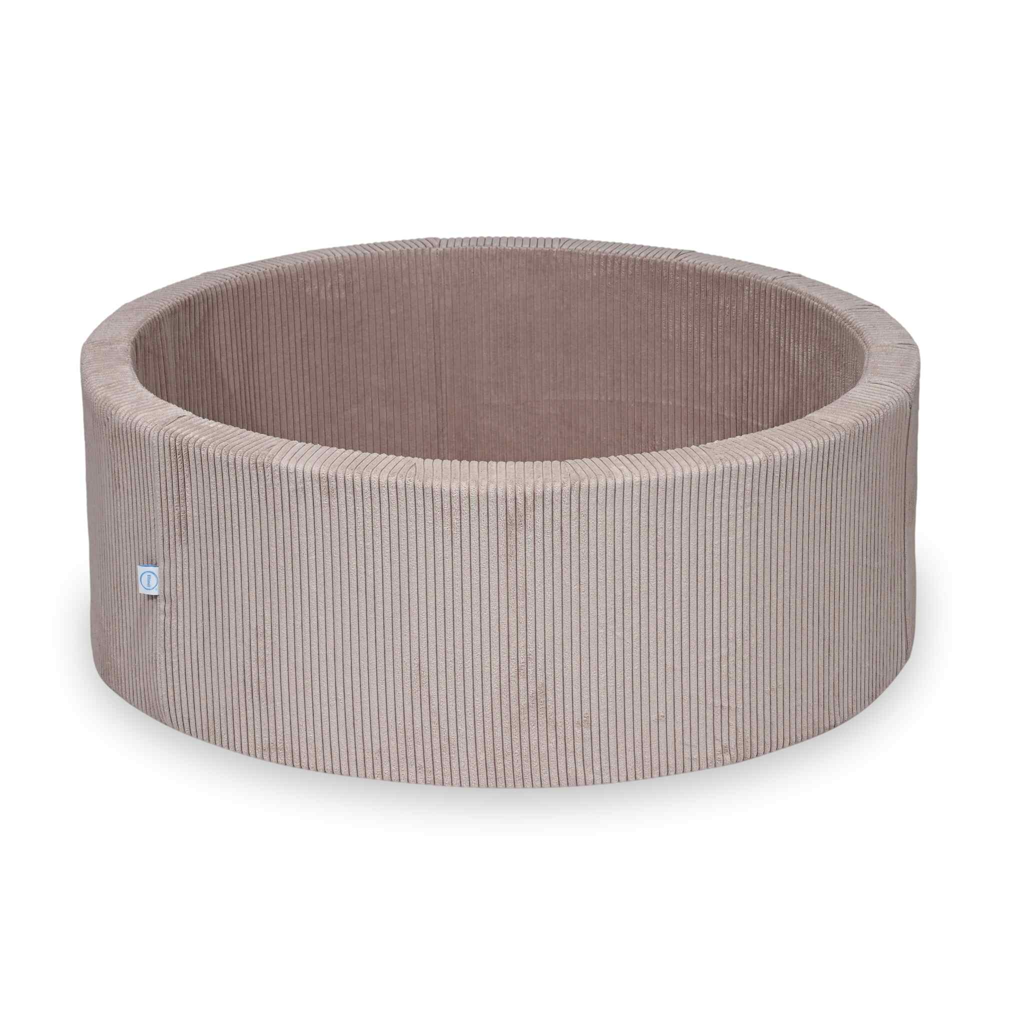Bällebad 110x40 Hellrosa Cord ohne Bälle