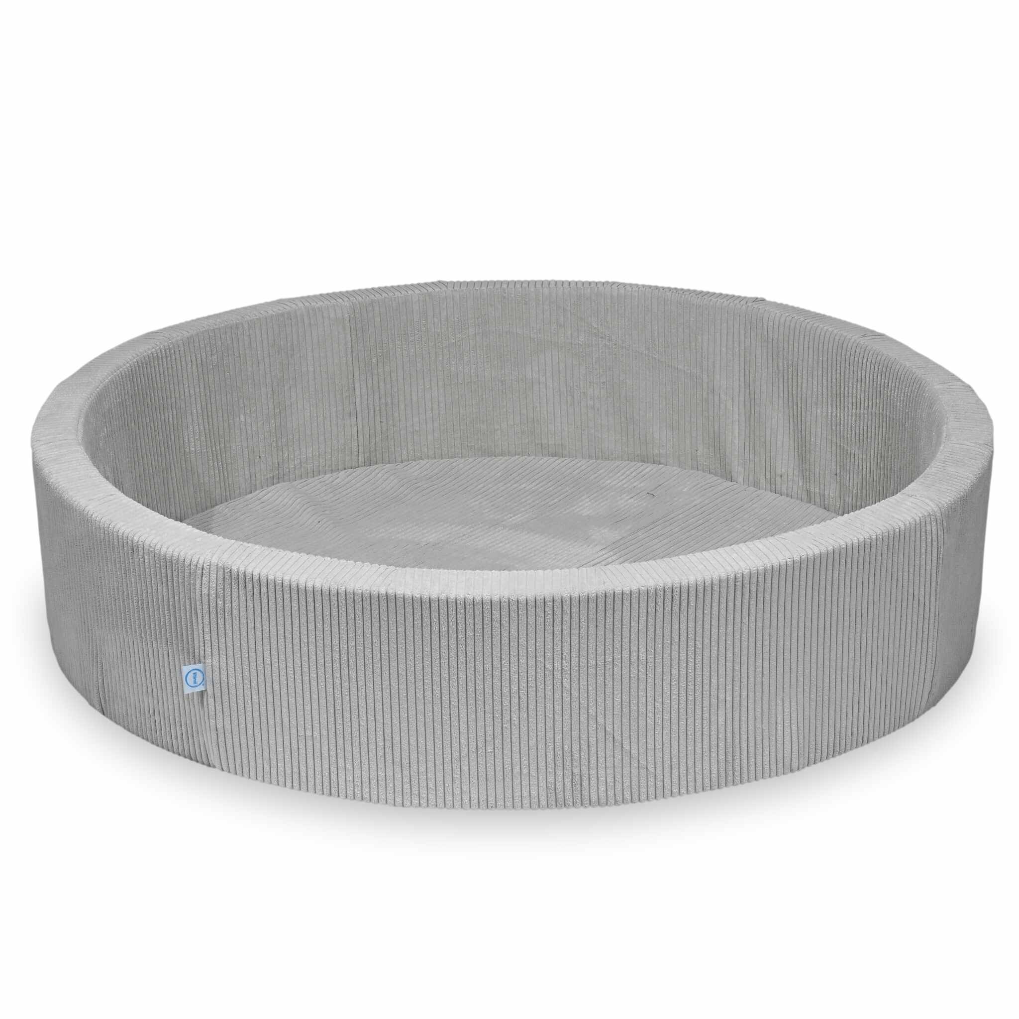 Ball Pit 130x30 Corduroy Gray without balls