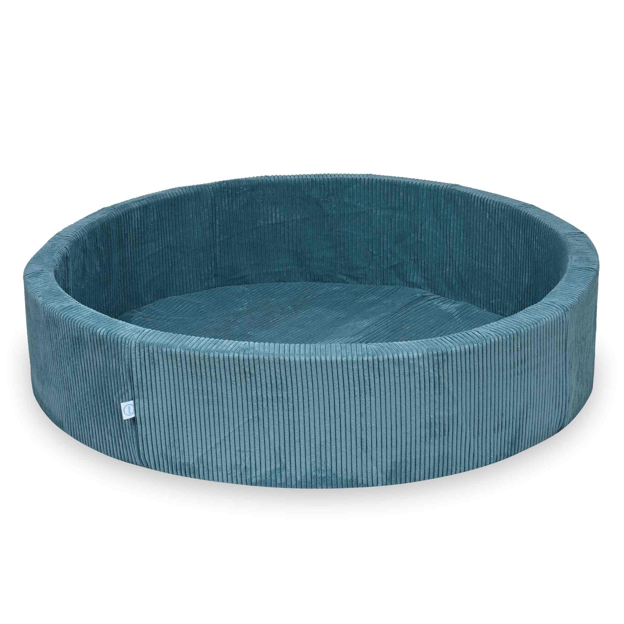 Ball Pit 130x30 Blue Corduroy without balls