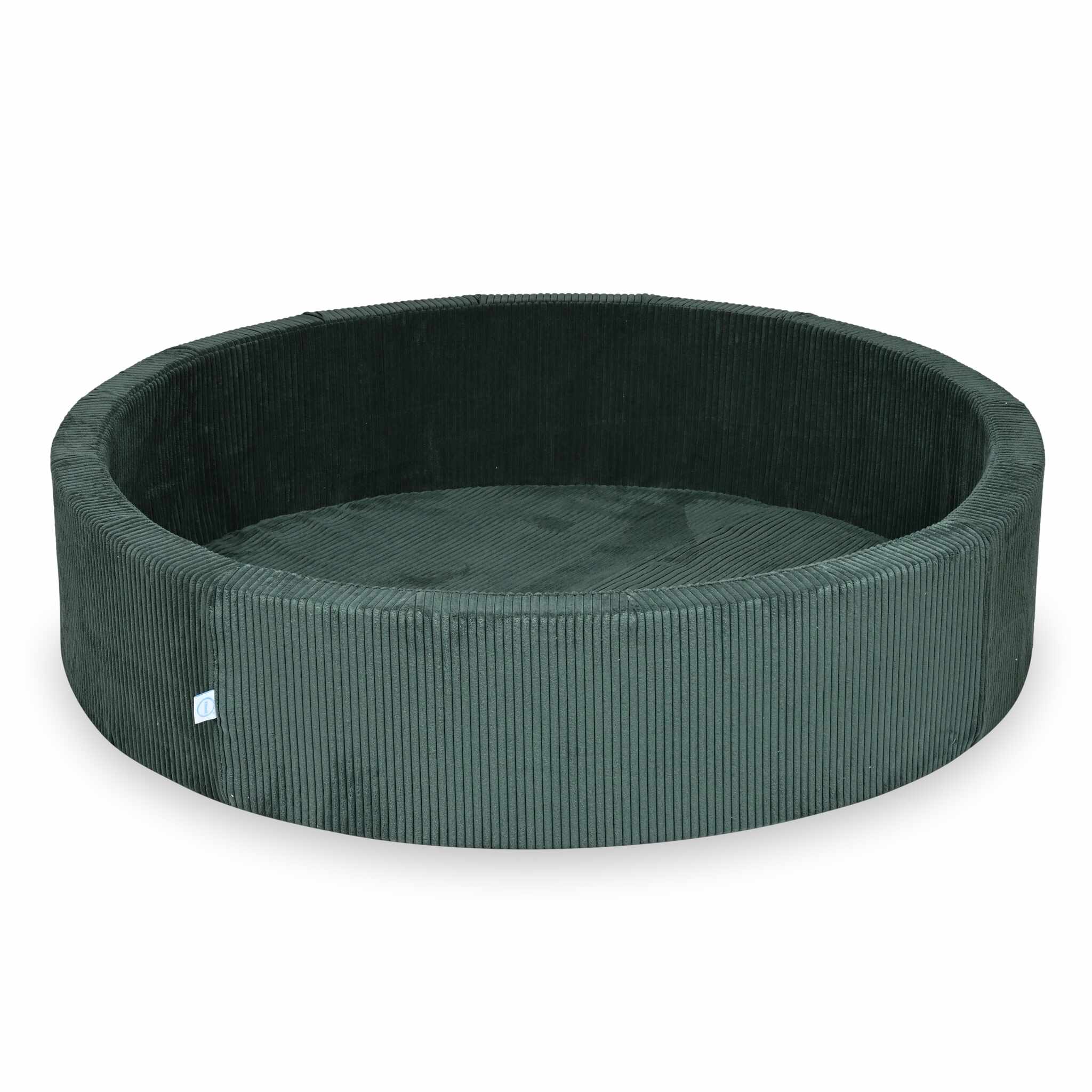 Ball Pit 130x30 Corduroy Green without balls