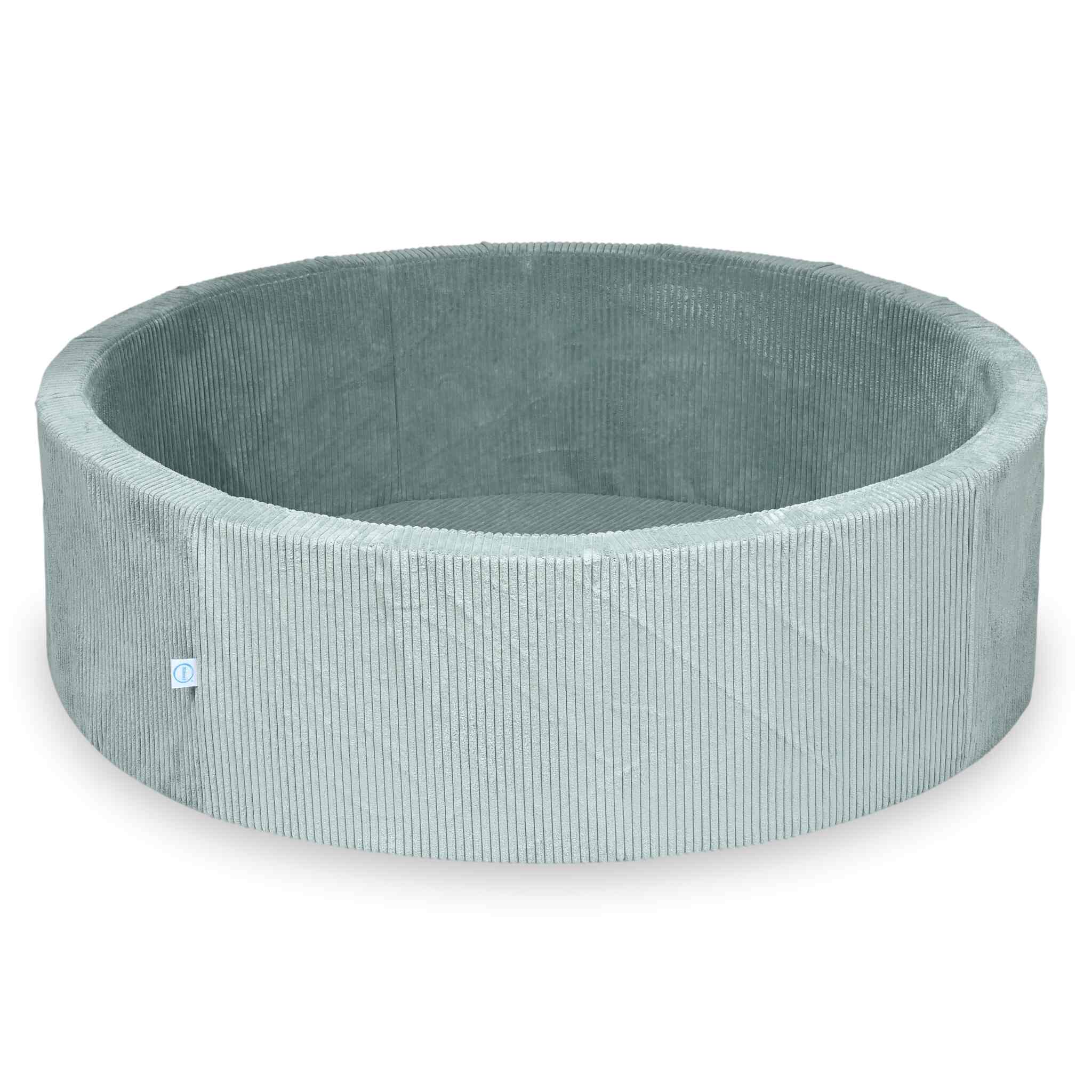 Ball Pit 130x40 Light Mint Corduroy without balls