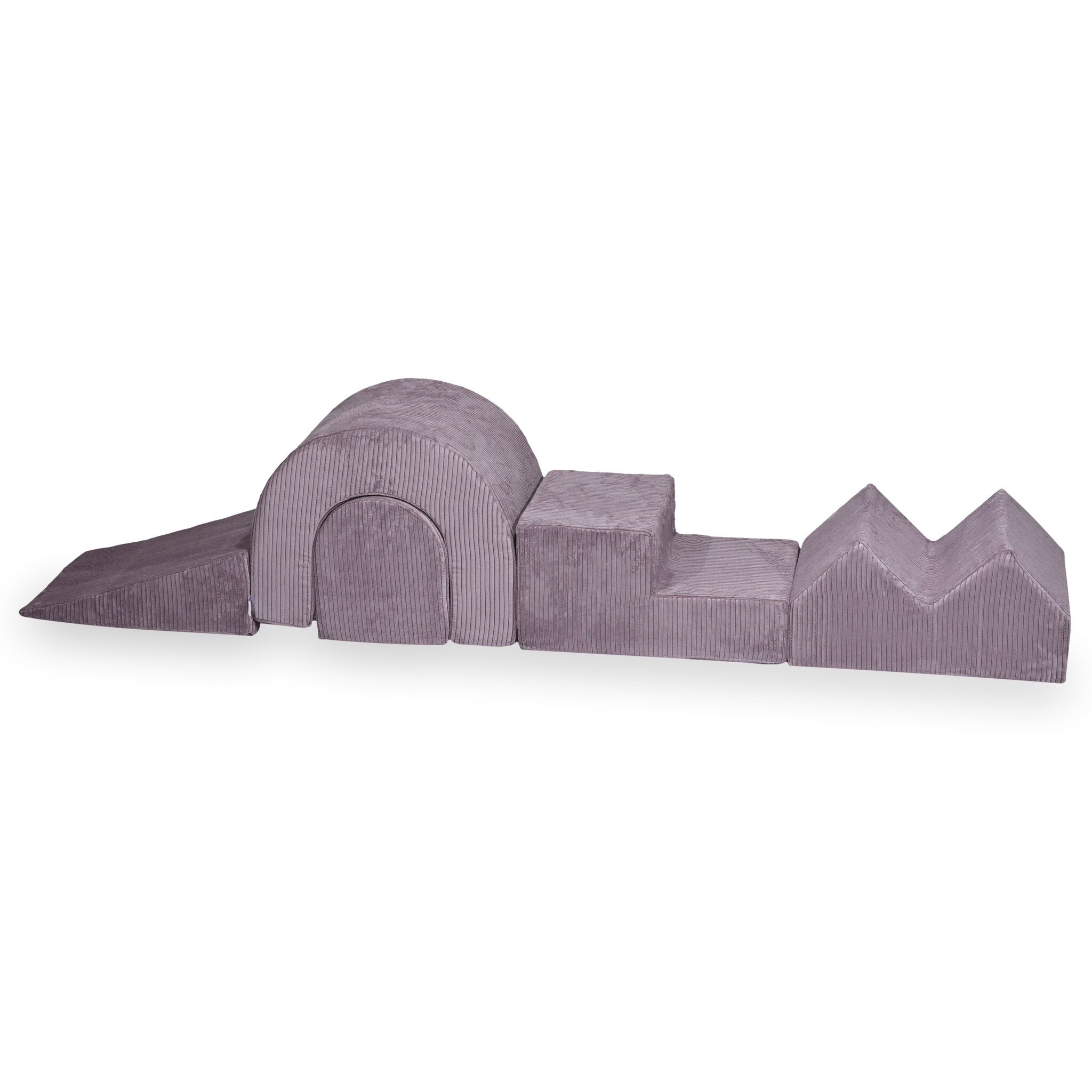 Quadratische, faltbare Babyspielmatte 120 x 120 cm aus weichem Samt