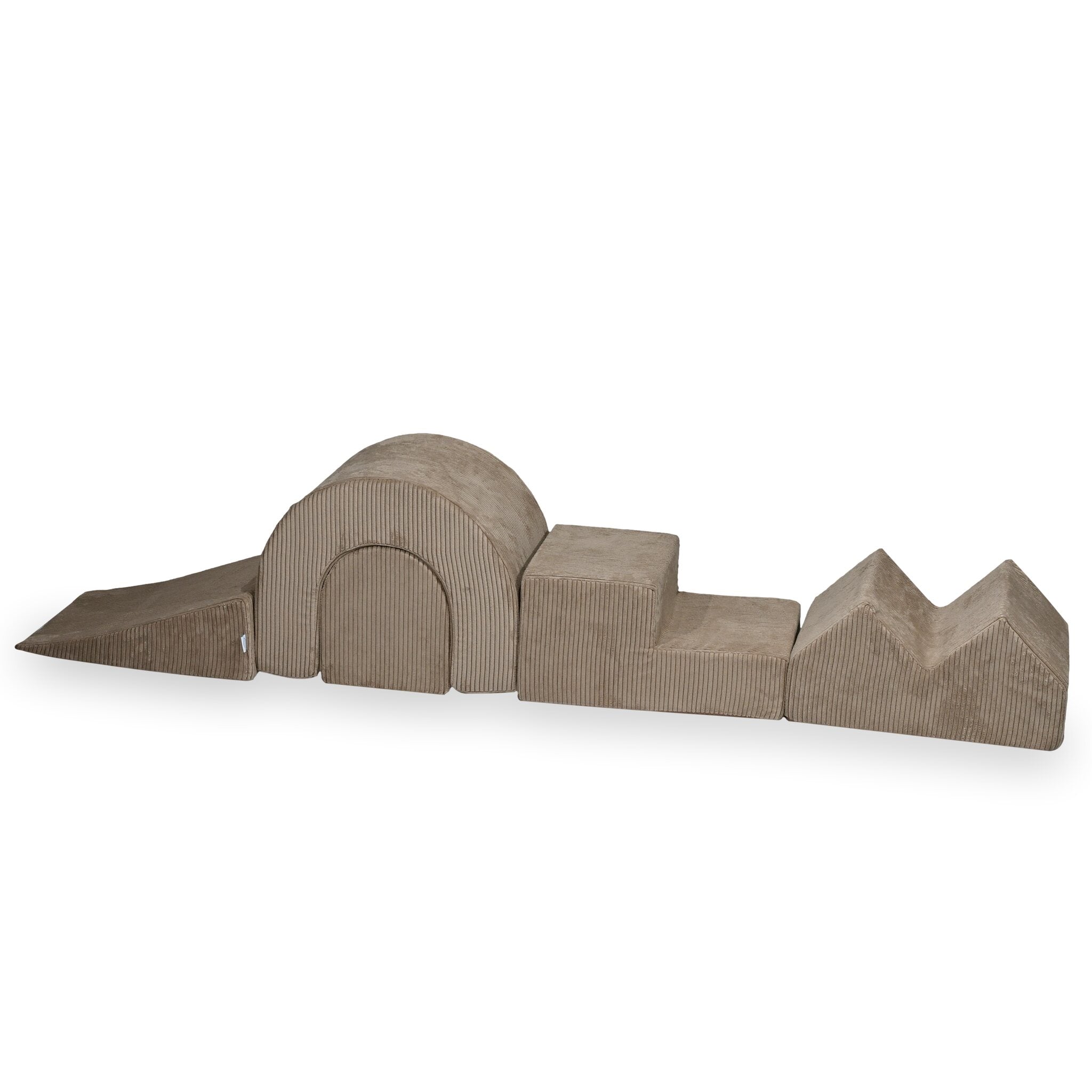 Quadratische, faltbare Babyspielmatte 120 x 120 cm aus weichem Samt