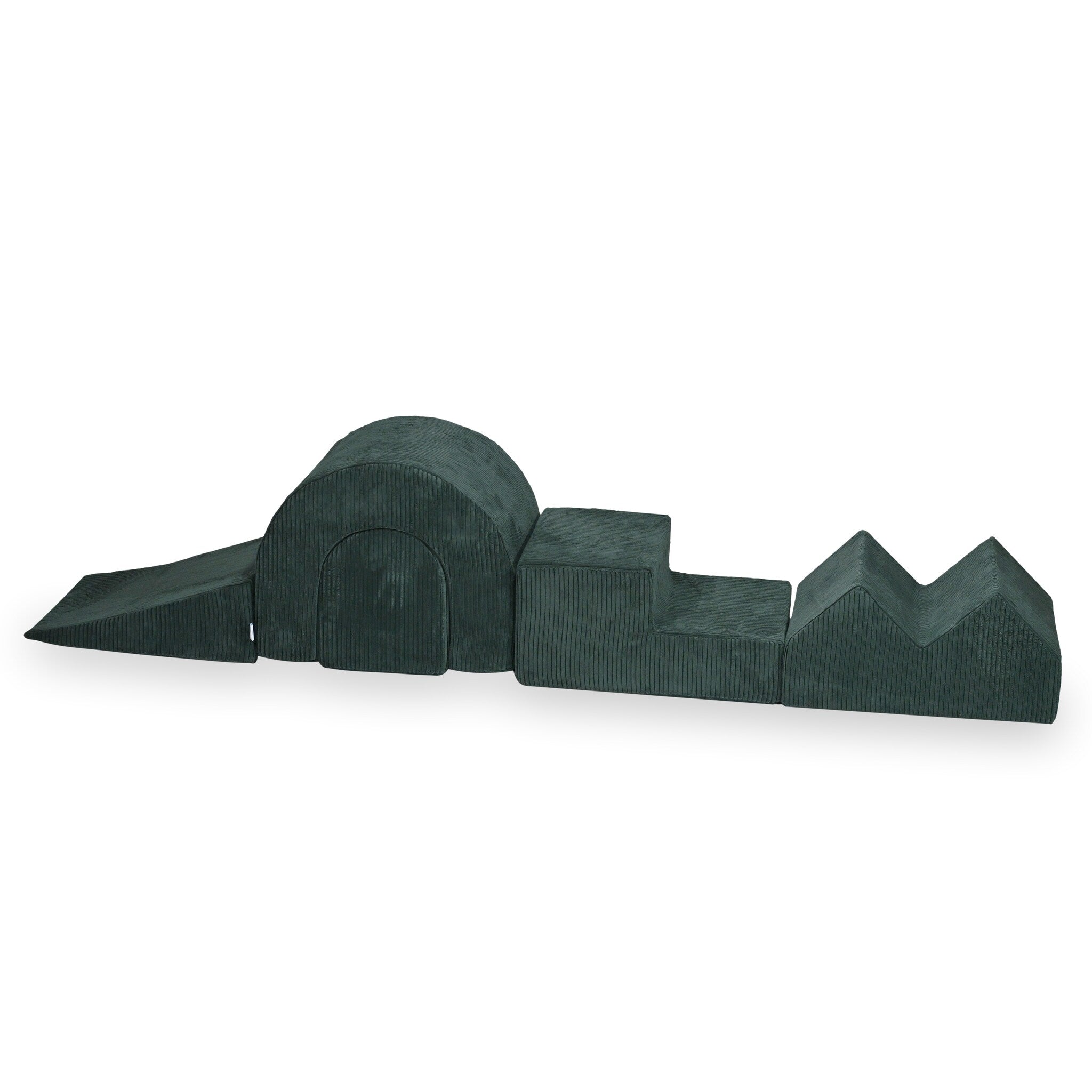 Quadratische, faltbare Babyspielmatte 120 x 120 cm aus weichem Samt