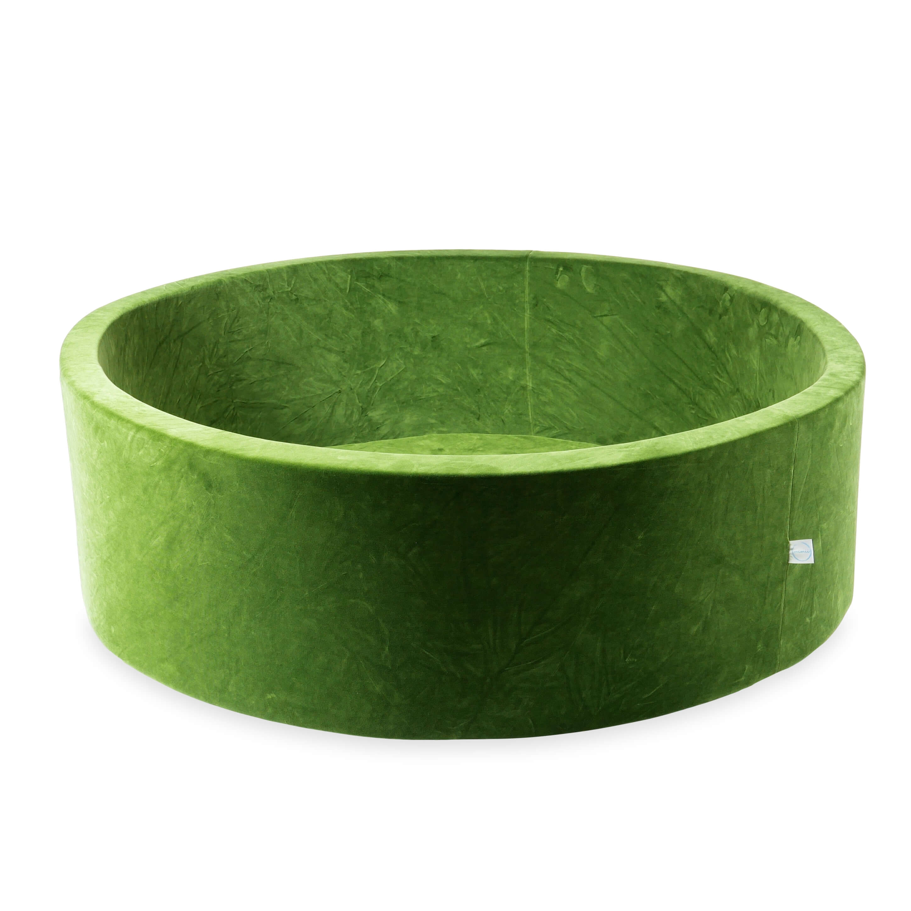 Ball Pit 130x40 Velvet Soft olive without balls