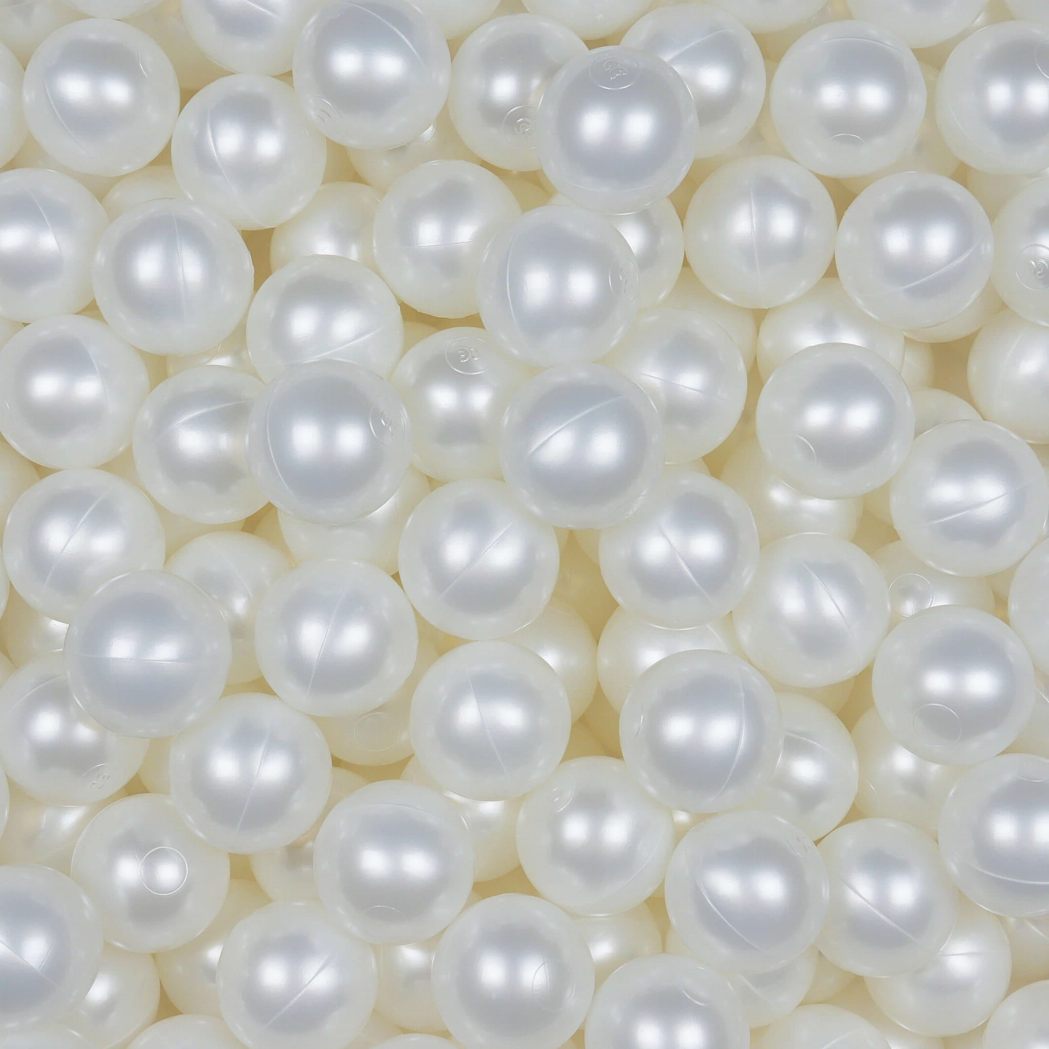 Play balls ø7cm 50 pieces pearl