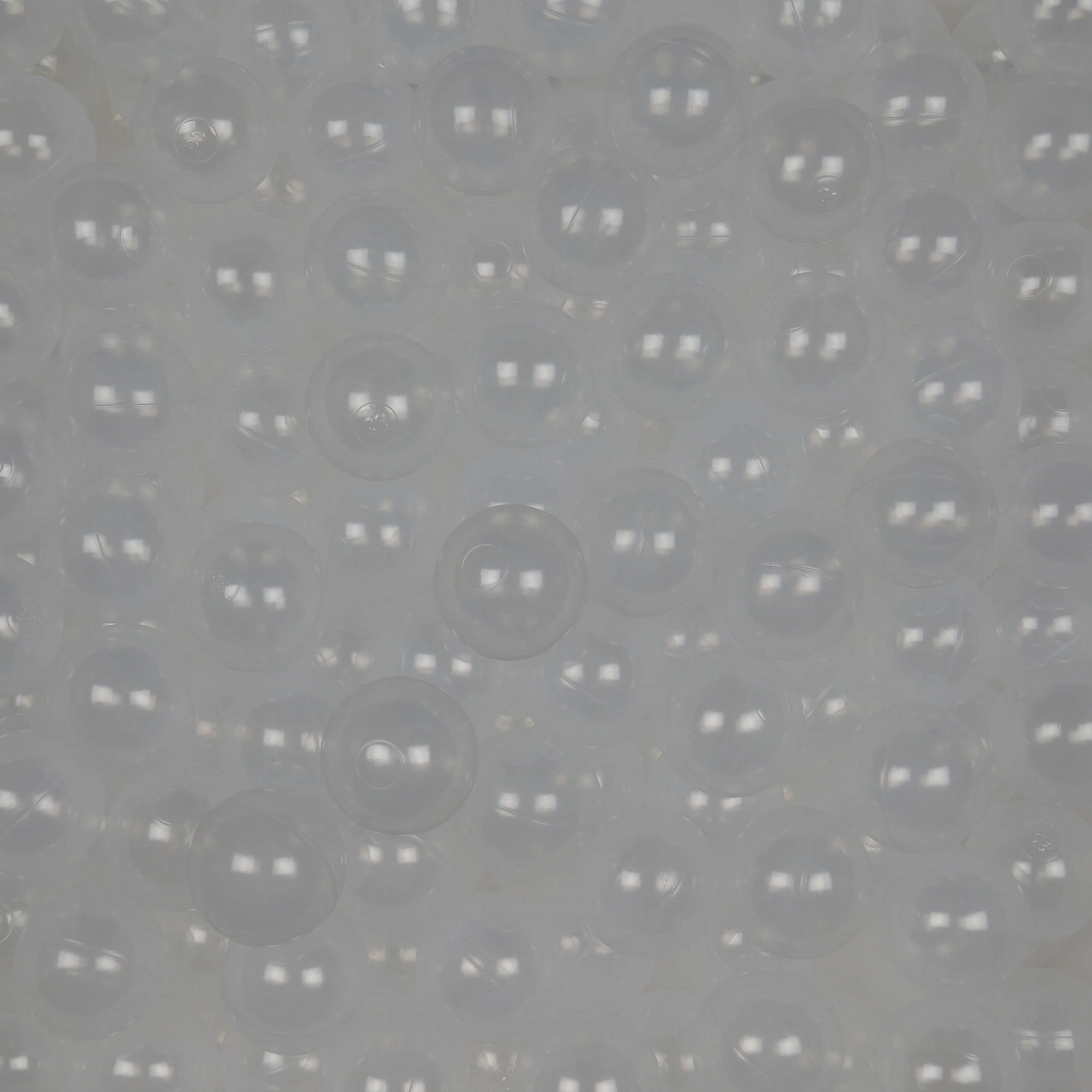 25 transparente Spielbälle, 7 cm Durchmesser