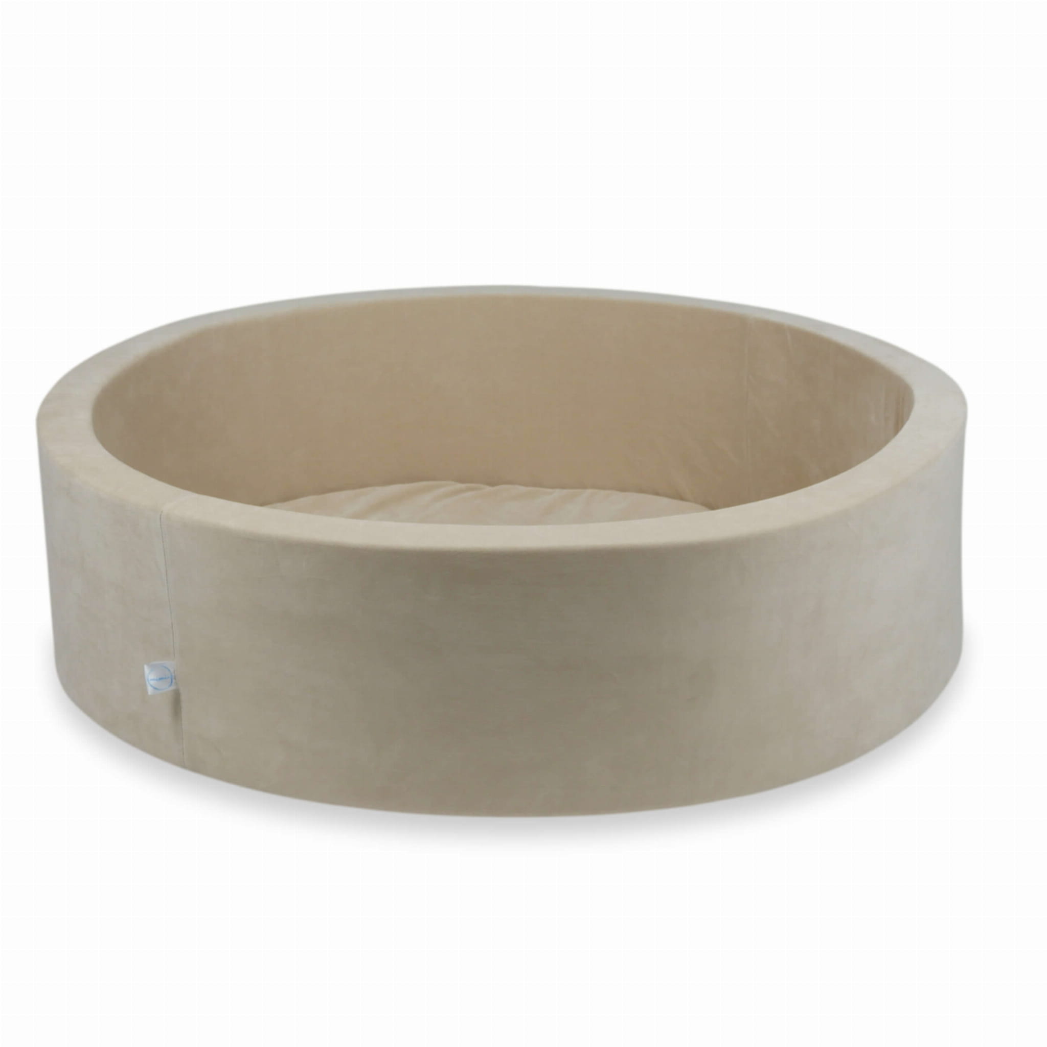 Bällebad 110x30 Samtweich beige ohne Bälle