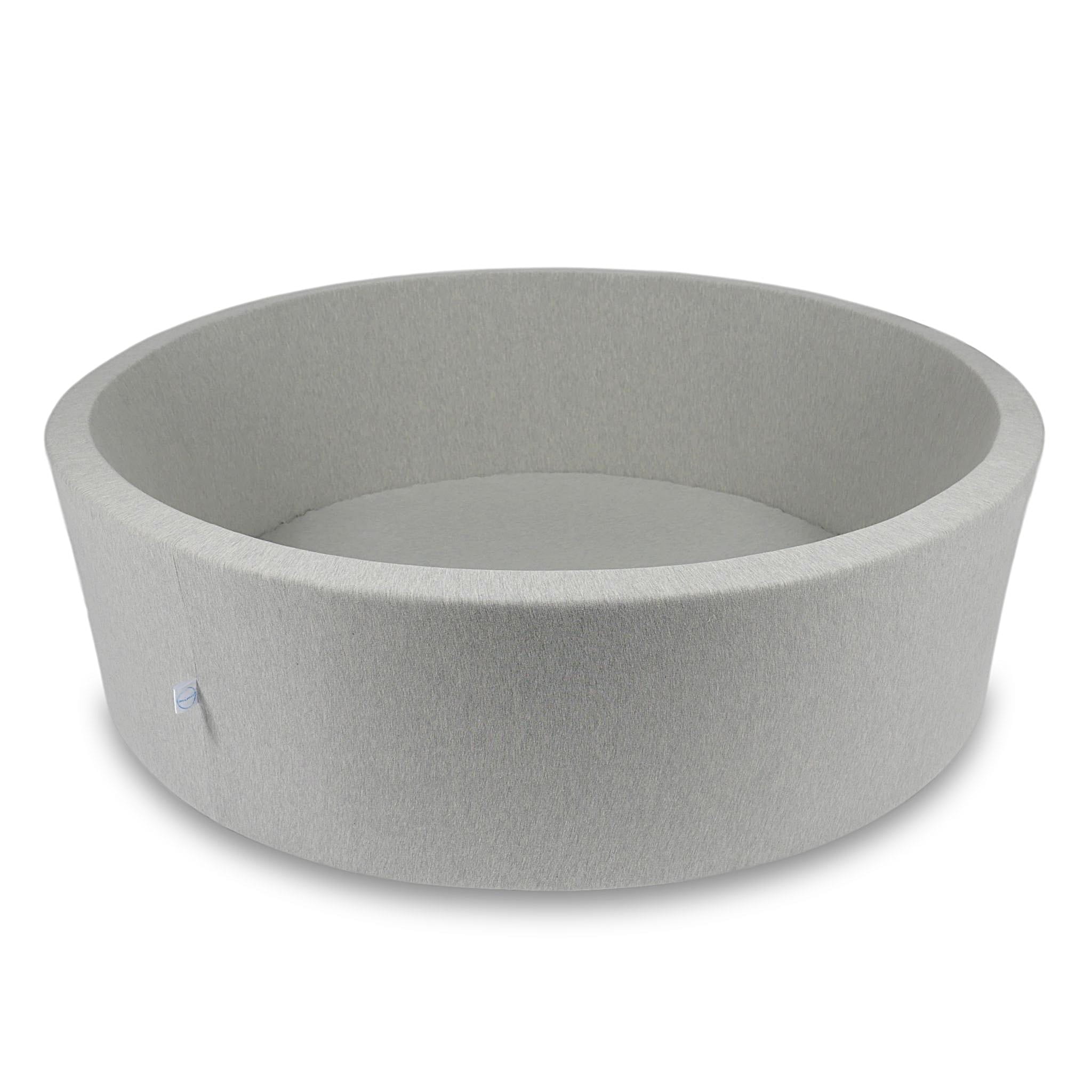 Ball Pit 130x40cm light gray without balls
